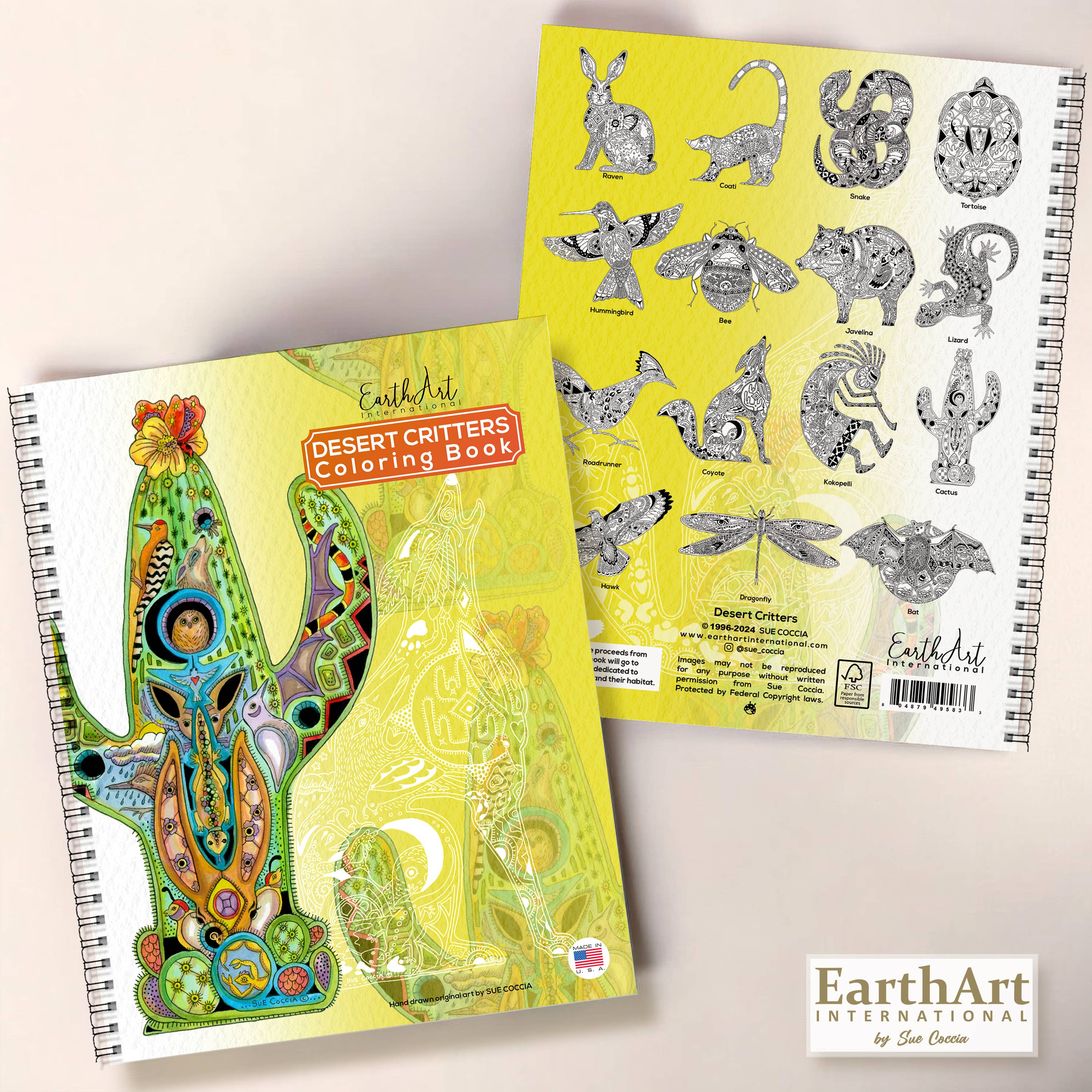 Desert Critters Coloring Book