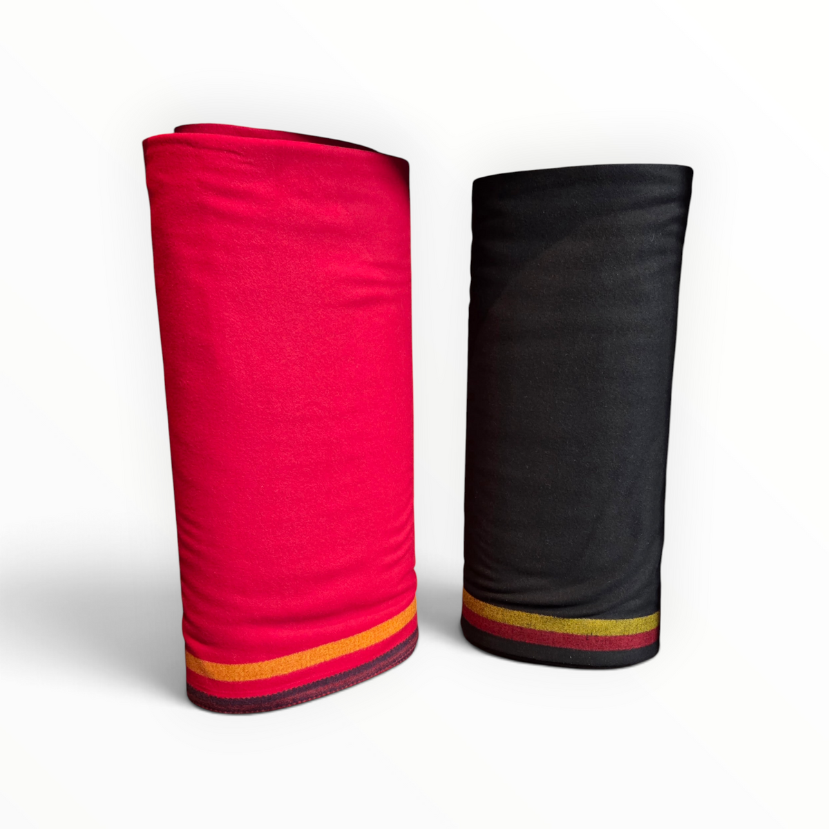 3 Band Wool Trade Cloth – Black – 1/2 Yard