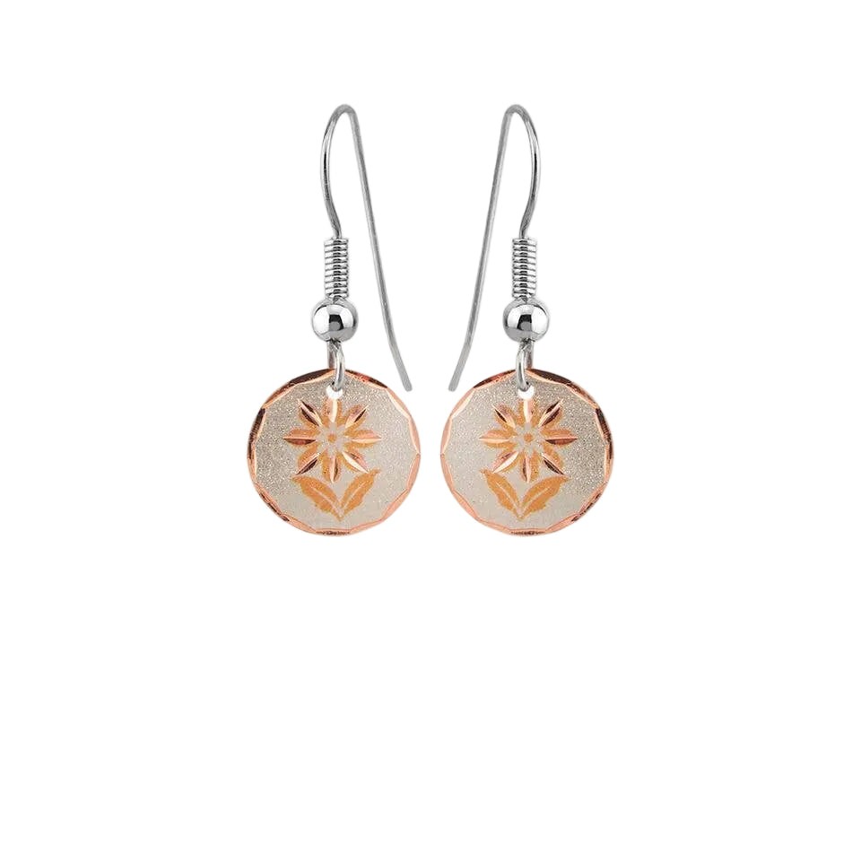 Floral Design Earrings