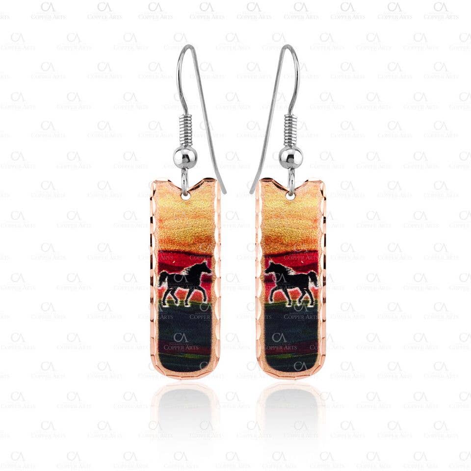 Dainty Horse Earrings