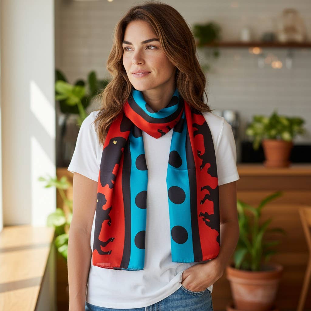 Stands Alone Scarf by Bill and Traci Rabbit