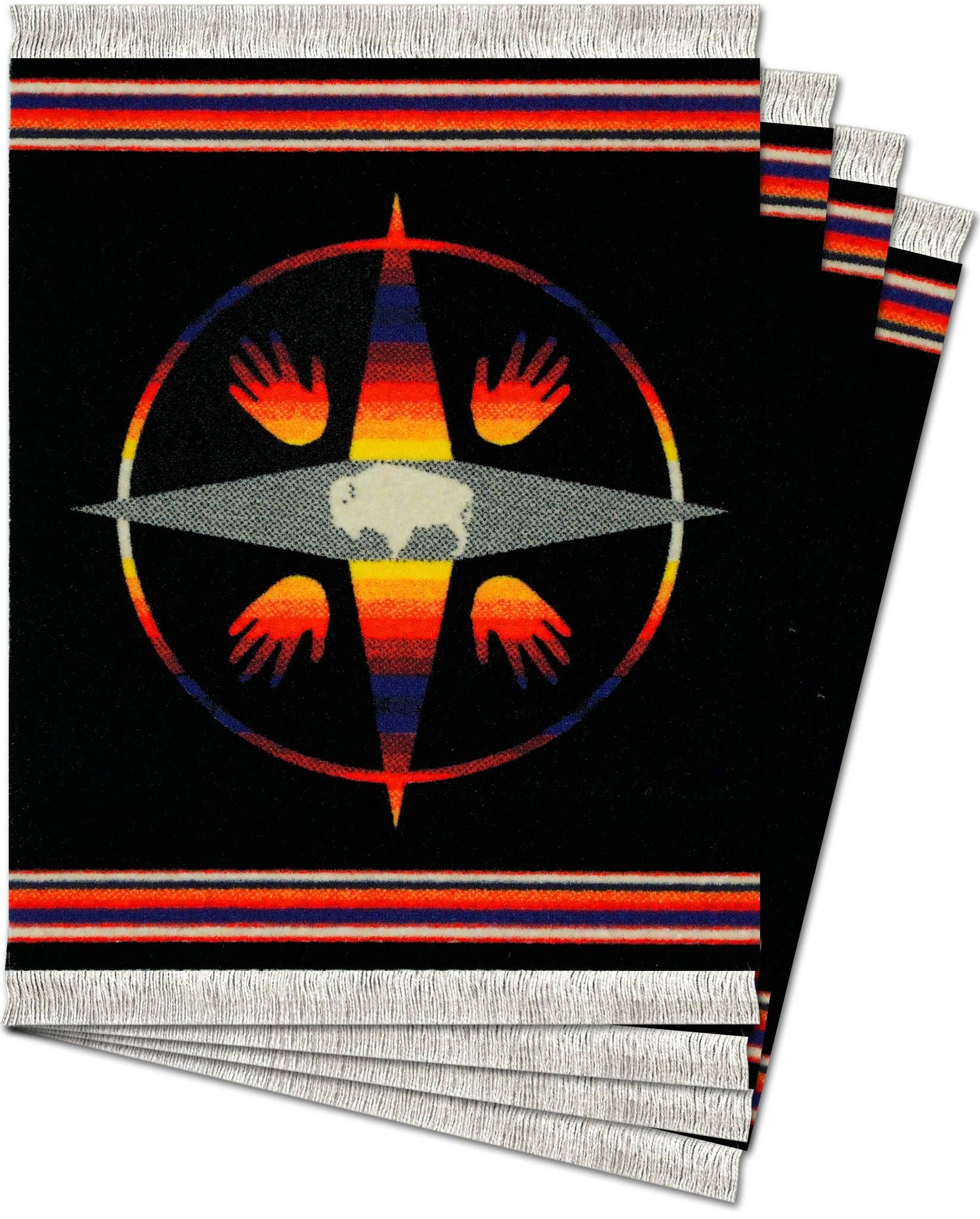 Pendleton Coaster Rug Set - Big Medicine