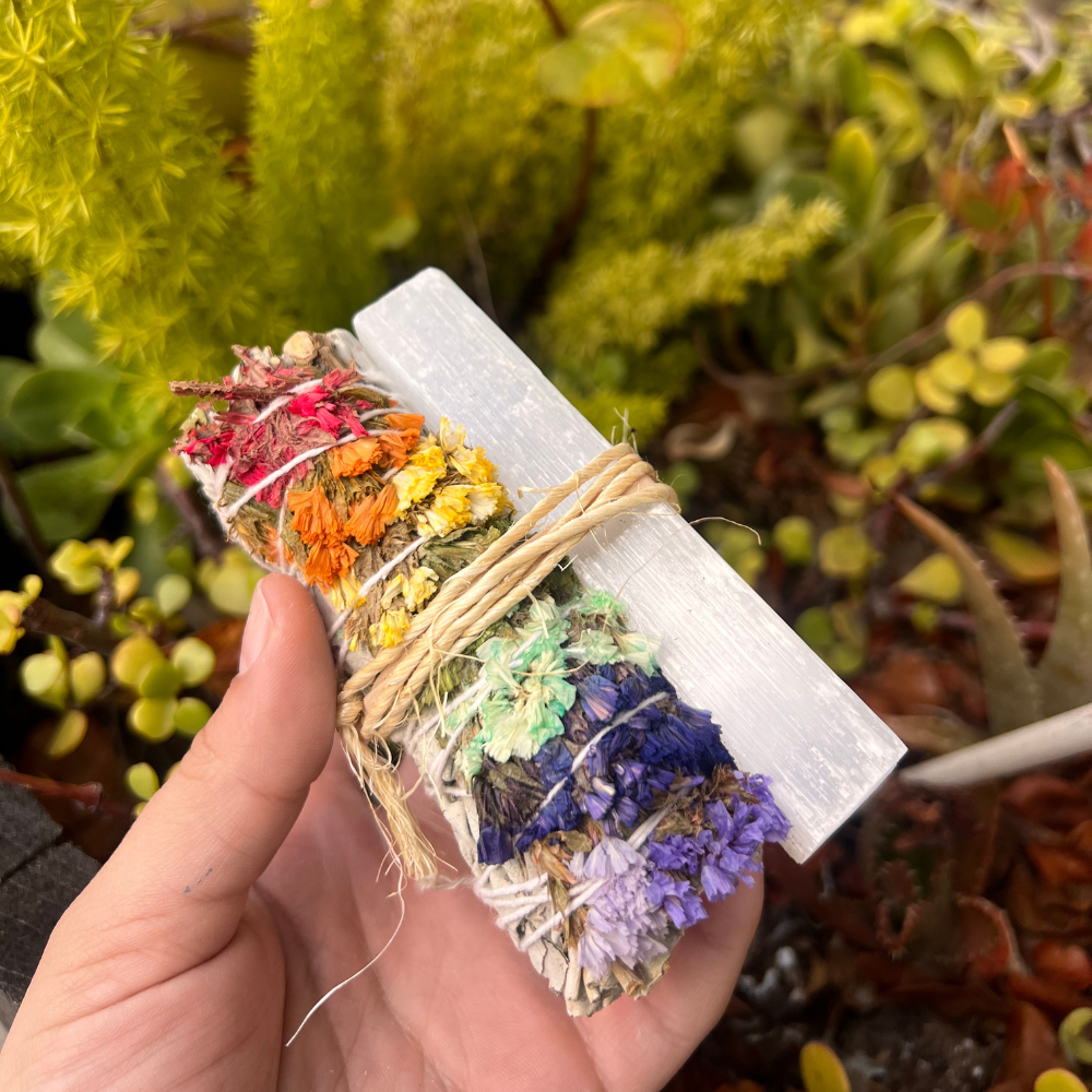 Sage - Chakra with Selenite - One Bundle