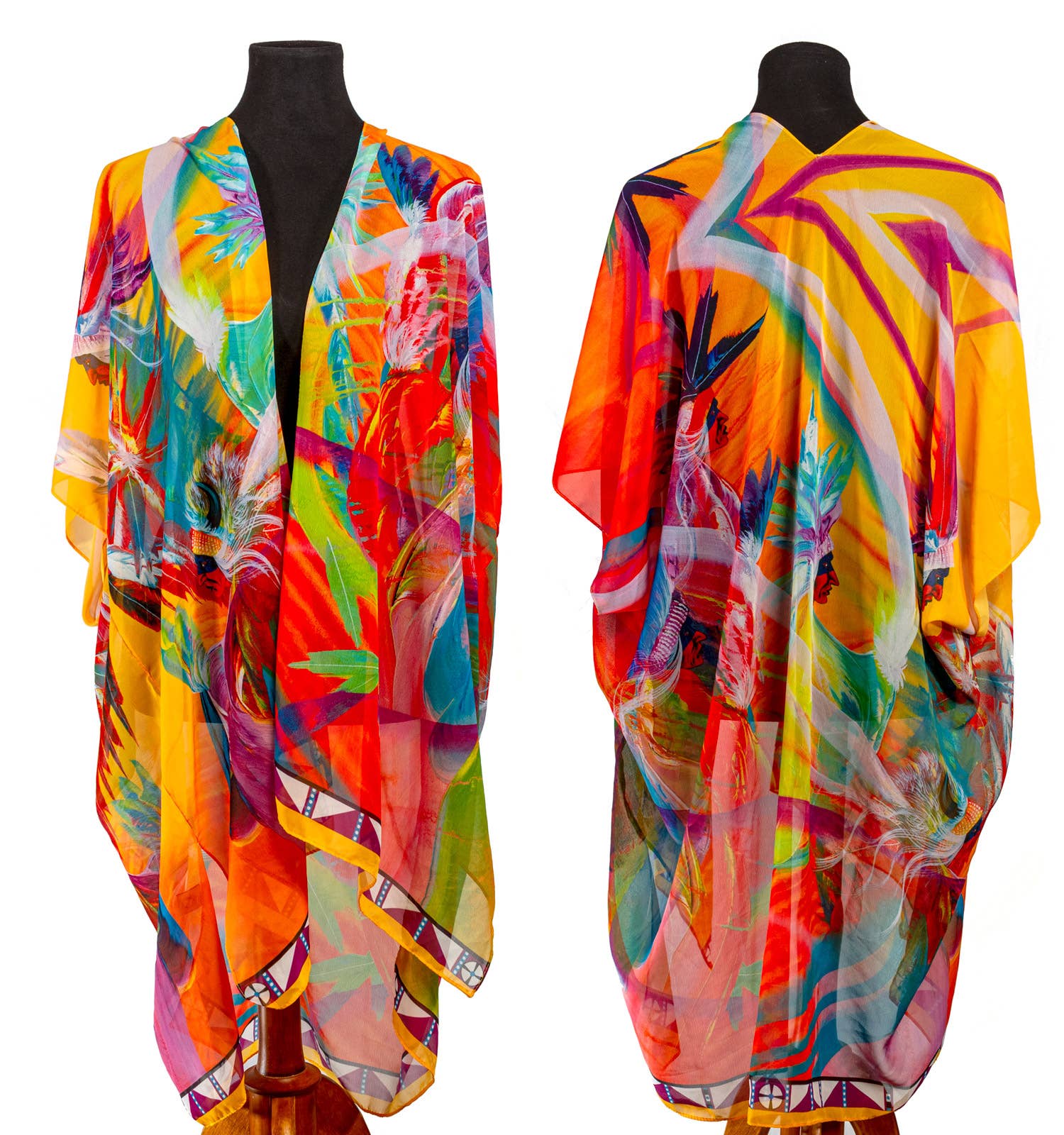 Rainbow Dance Shawl