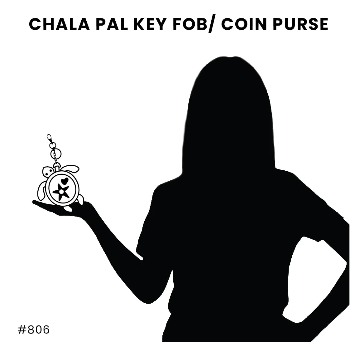 Coin Purse & Key Fob - Panda*