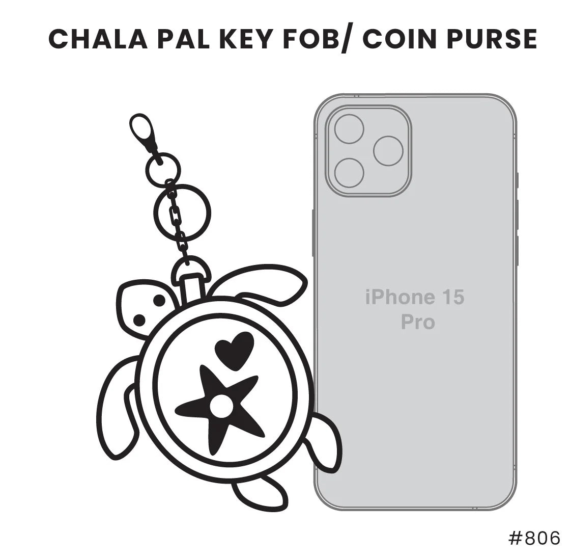 Coin Purse & Key Fob - Hockey*