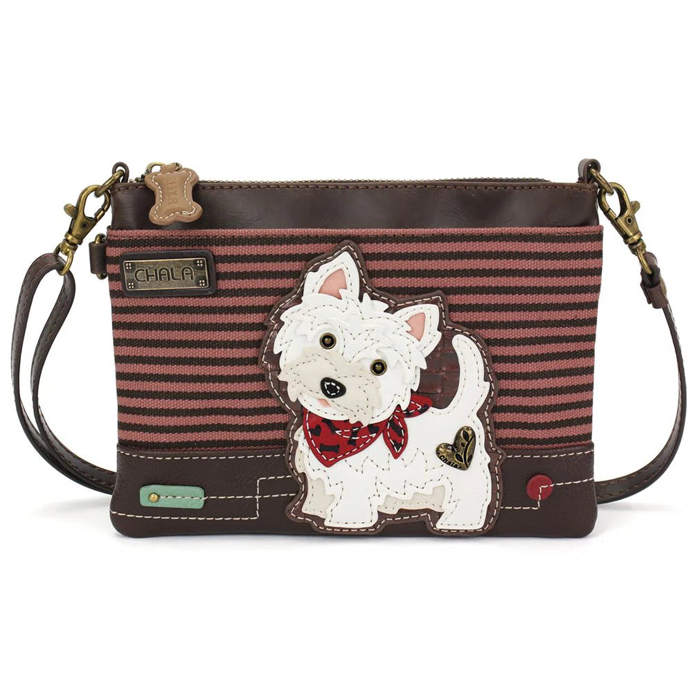 Mini Crossbody Bag – Westie Burgundy