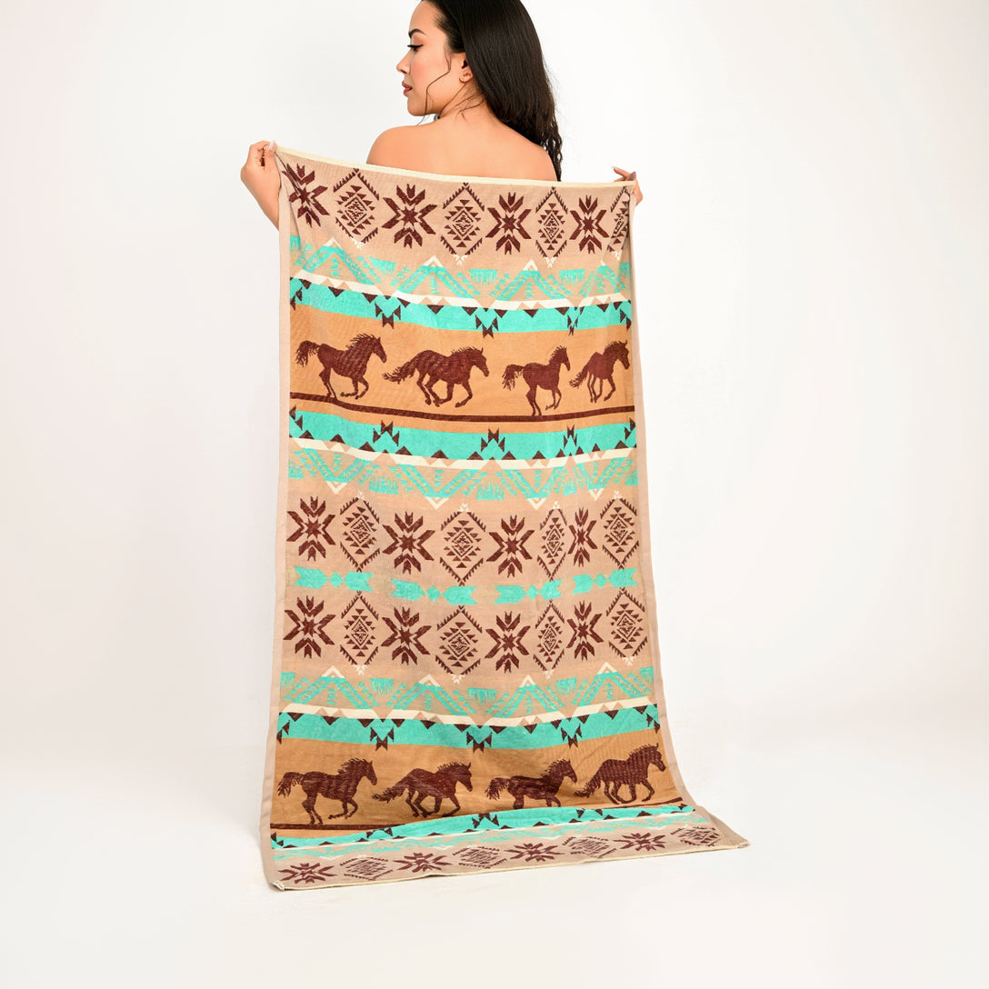 Horse Beach Towel - 36"x67"