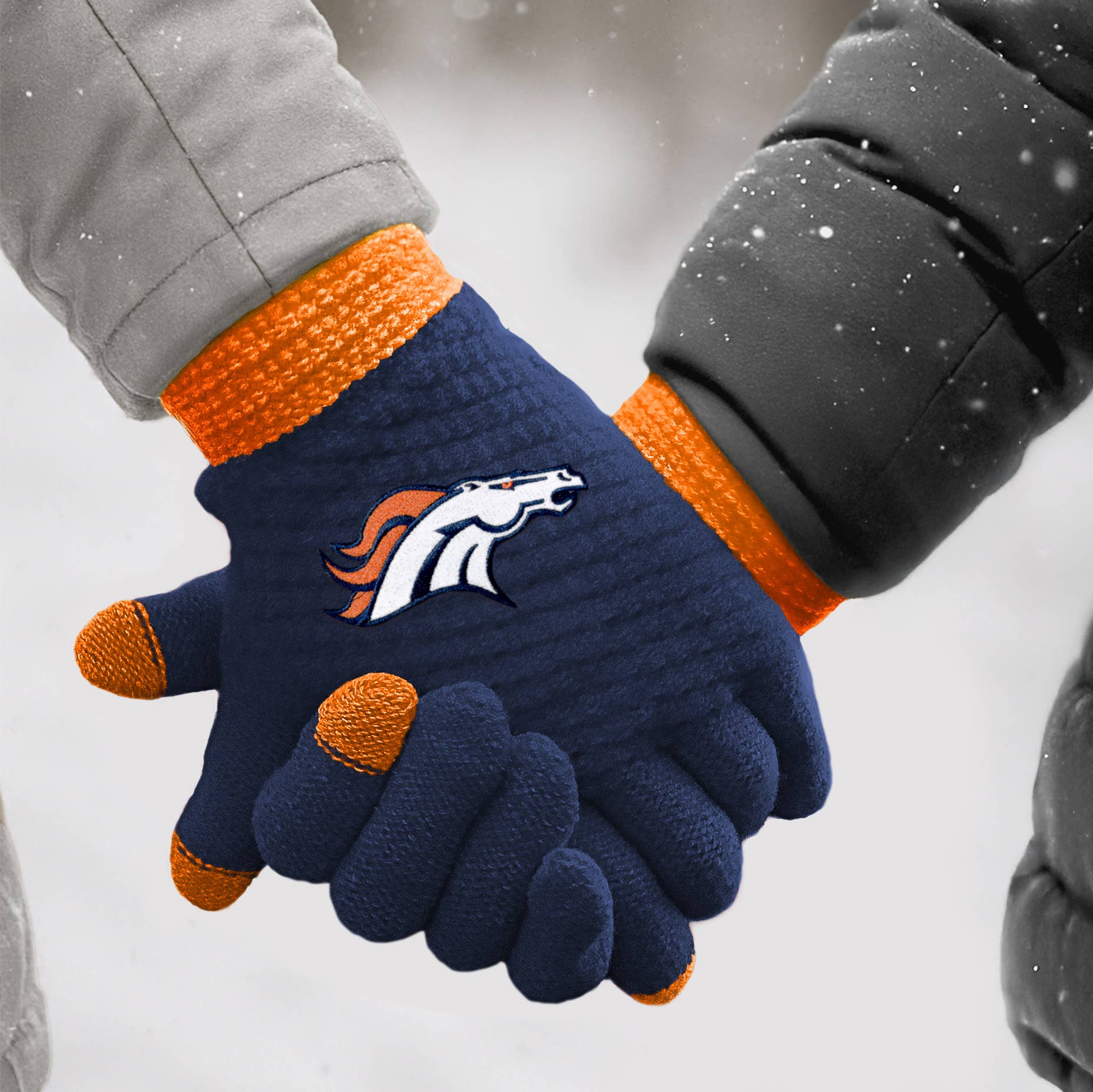 NFL Denver Broncos Waffle Knit Glove