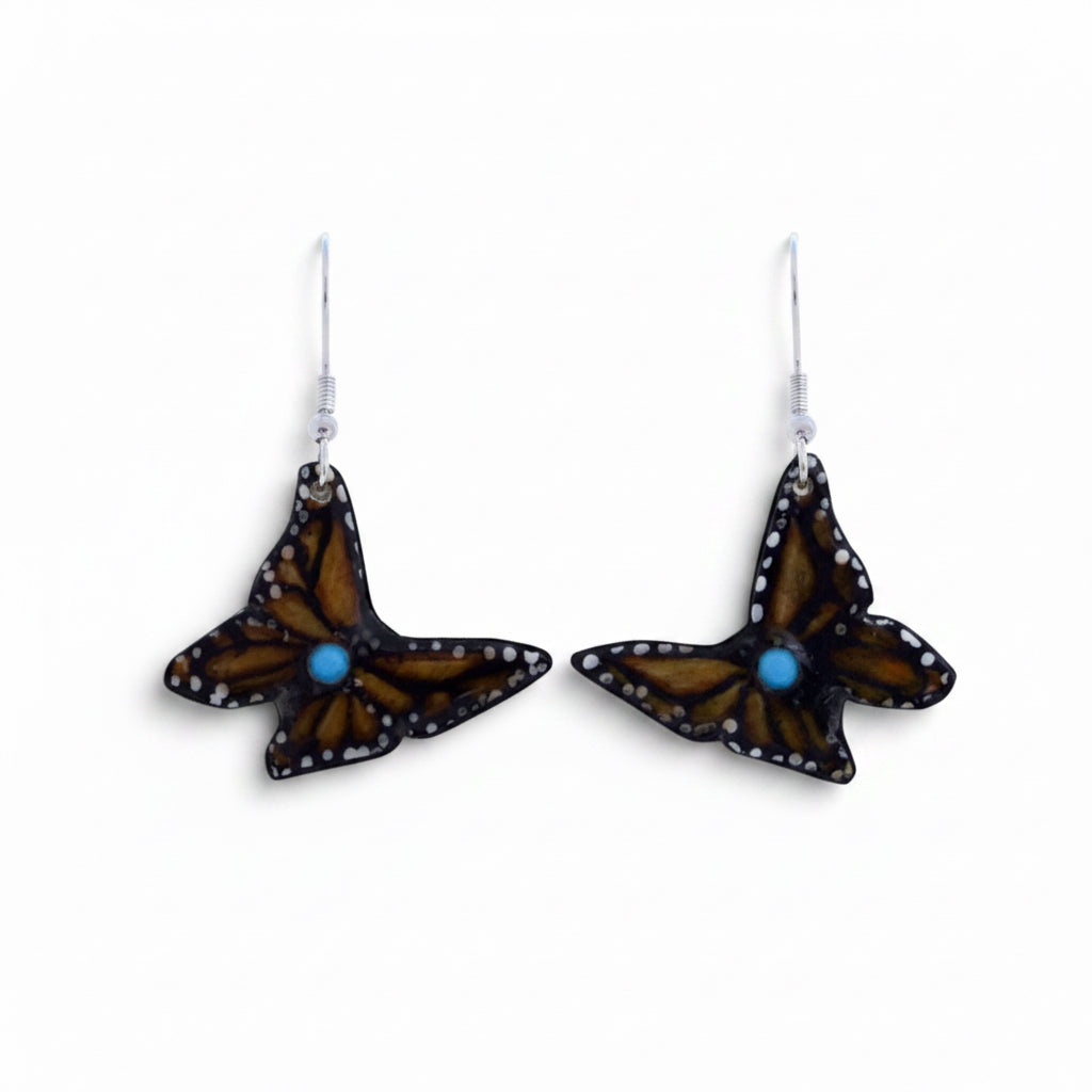Antler Butterfly Earrings - Gold