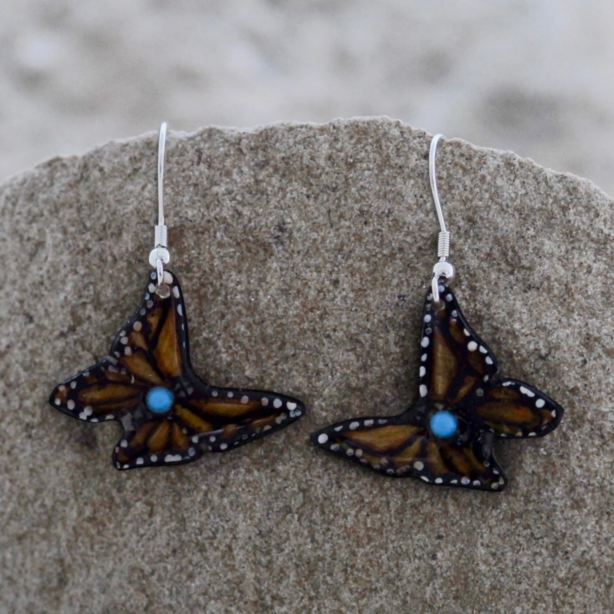 Antler Butterfly Earrings - Gold