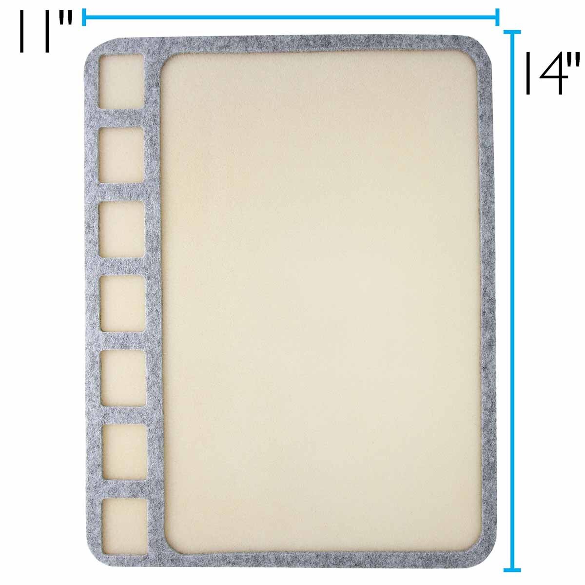 Seed Bead Mat 11x14 in w/ 7 Cavities