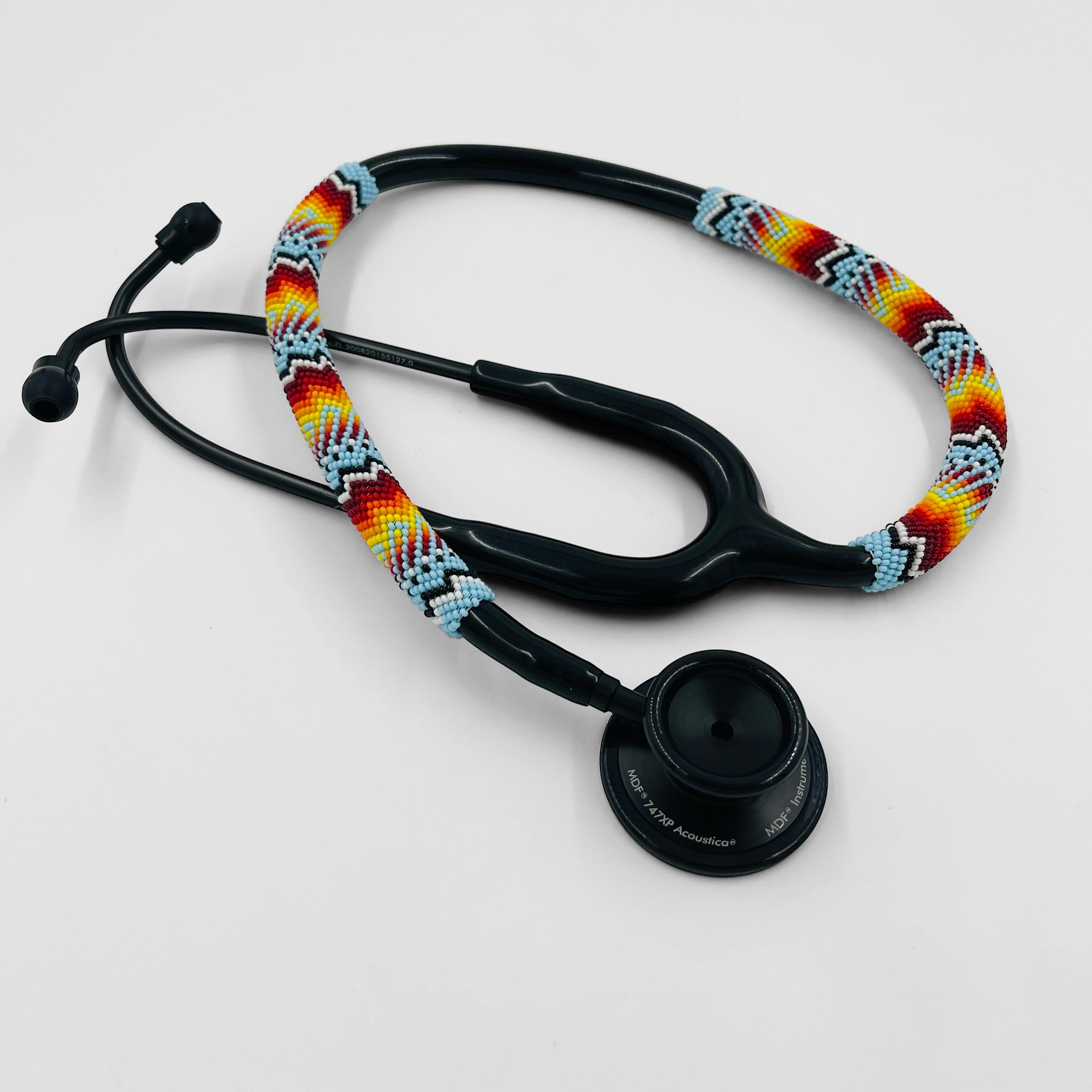 Beaded Stethoscope MDF Light Blue