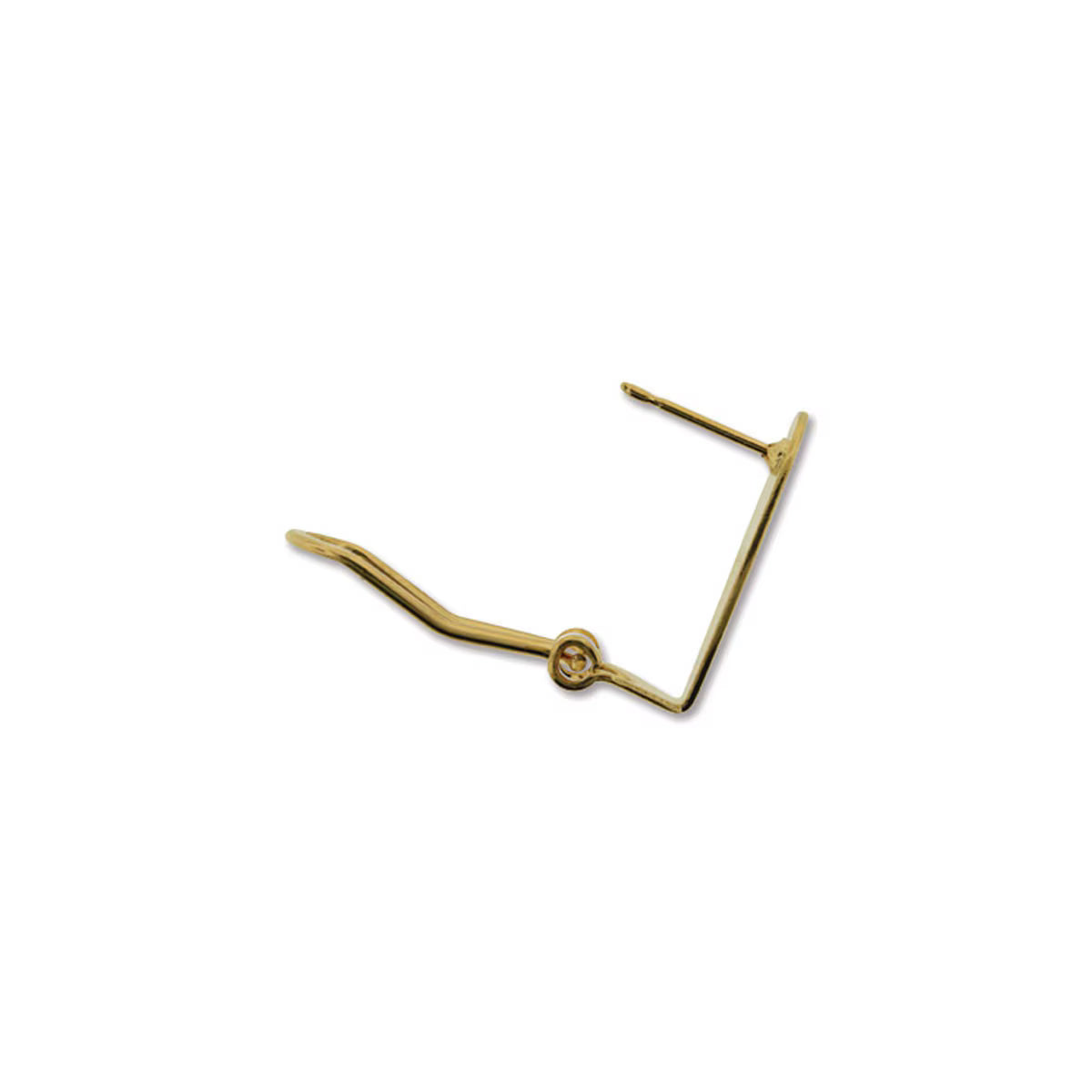 Gold Fingernail Earring Posts – 21 x 8.6mm | Nickel Free | 6 Pairs