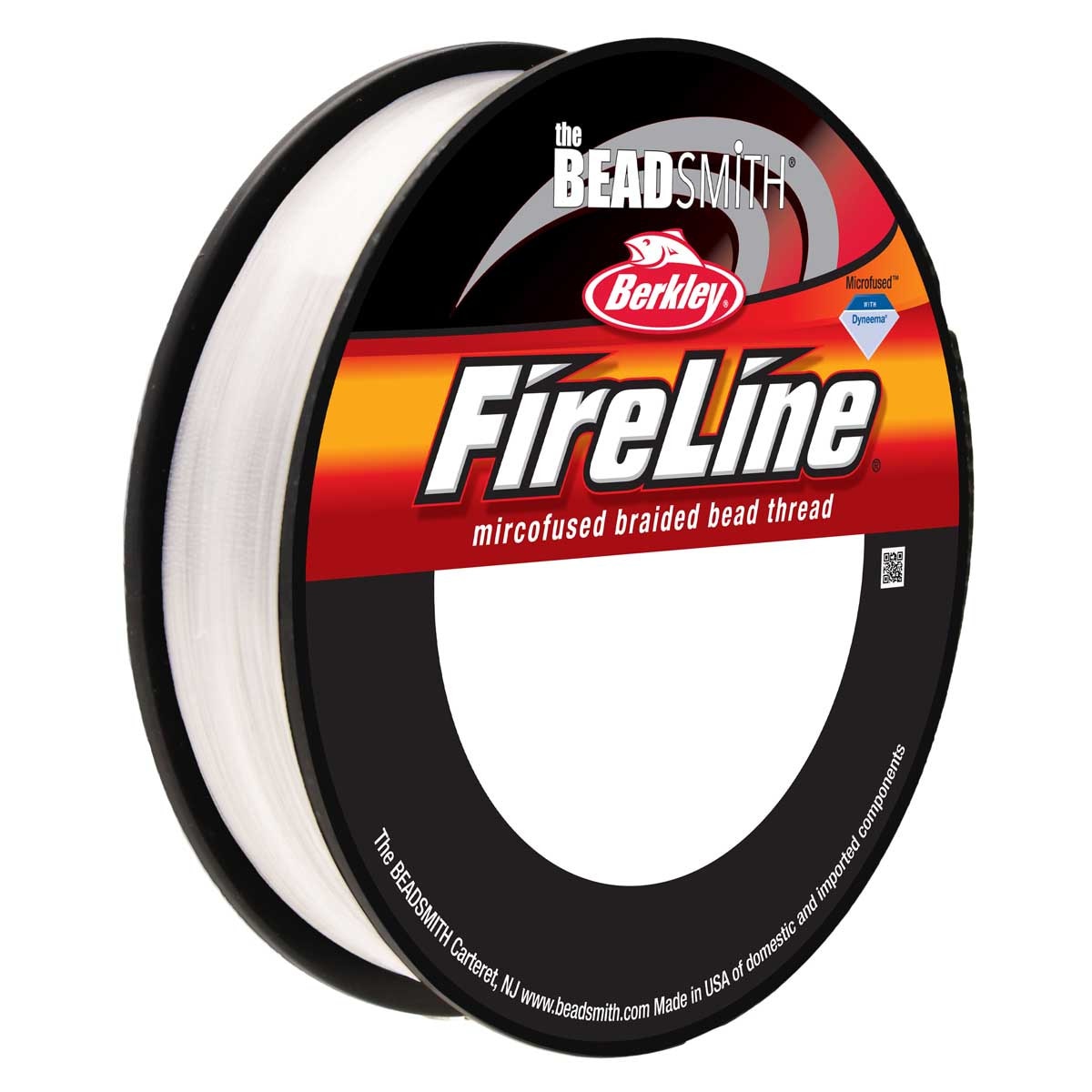 FireLine Beading Thread – 6 lb Crystal | .006” / .15mm | 125 Yard Spool