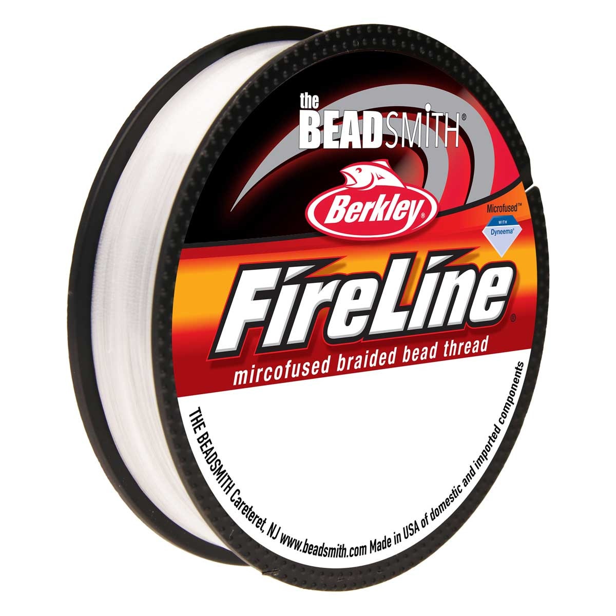 Fireline Beading Thread - 6lb Crystal, .006in/.15mm, 50 Yards