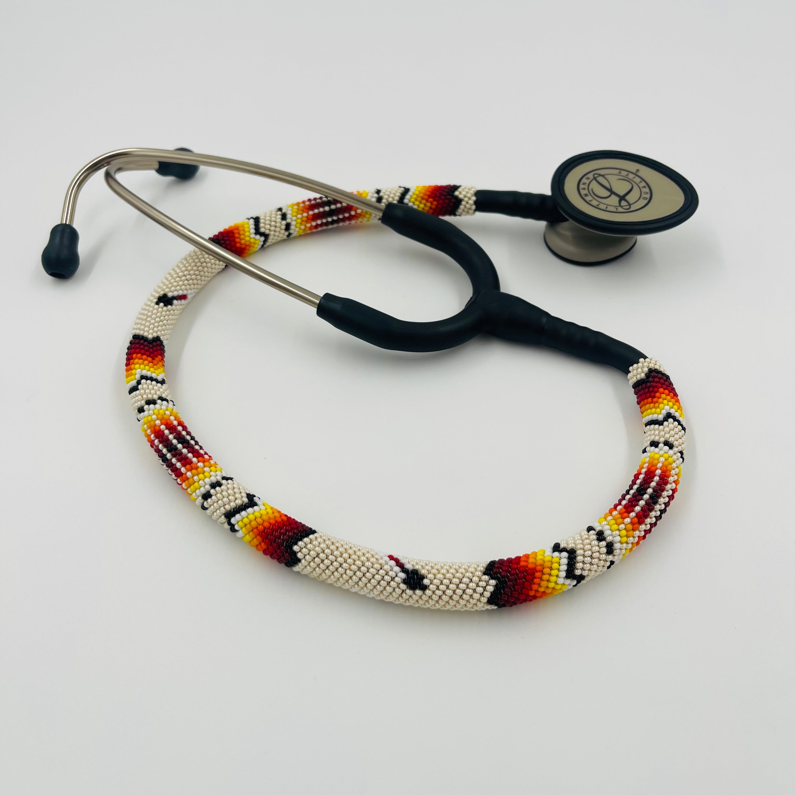 Beaded Stethoscope Littmann LW Cream
