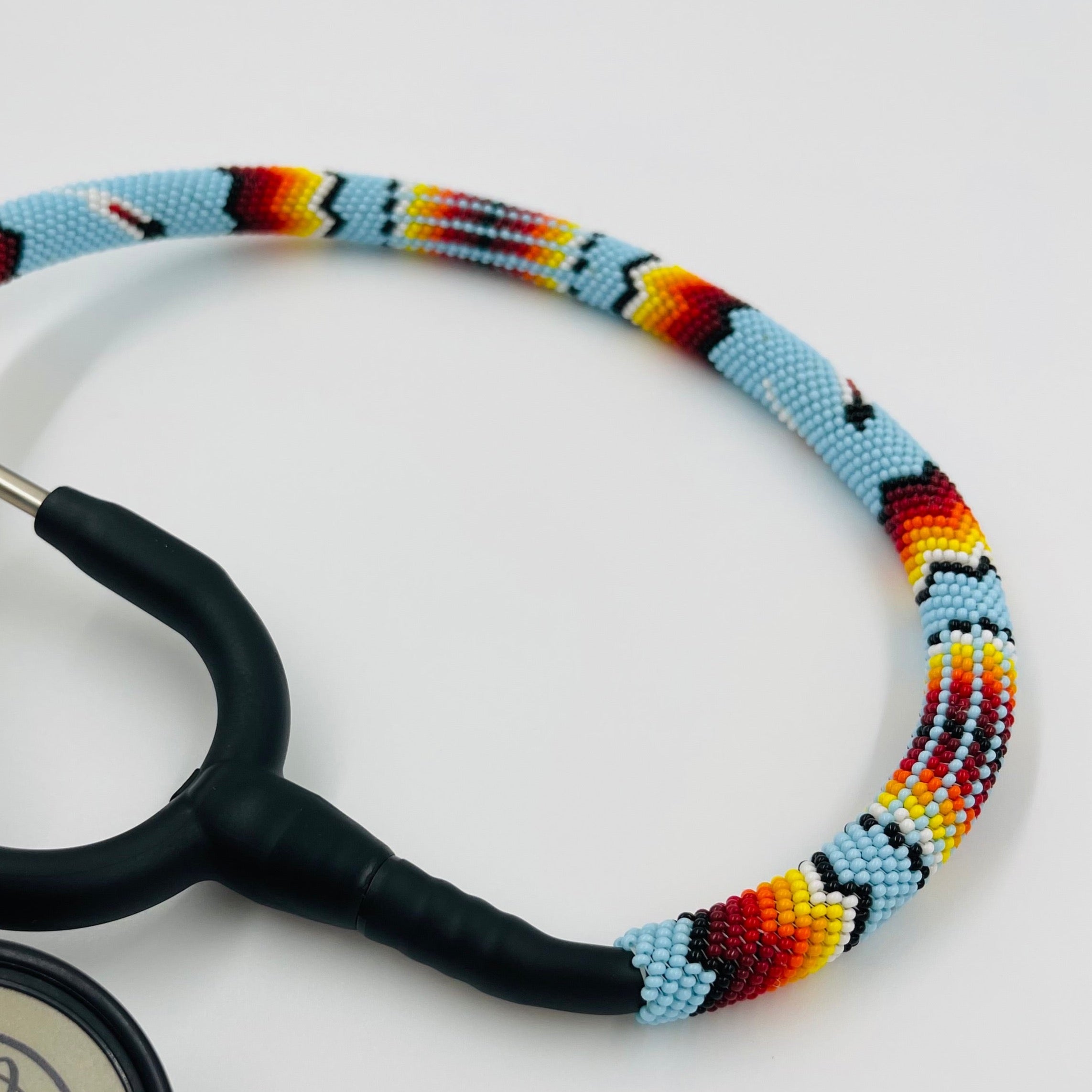 Beaded Stethoscope Littmann LW Light Blue