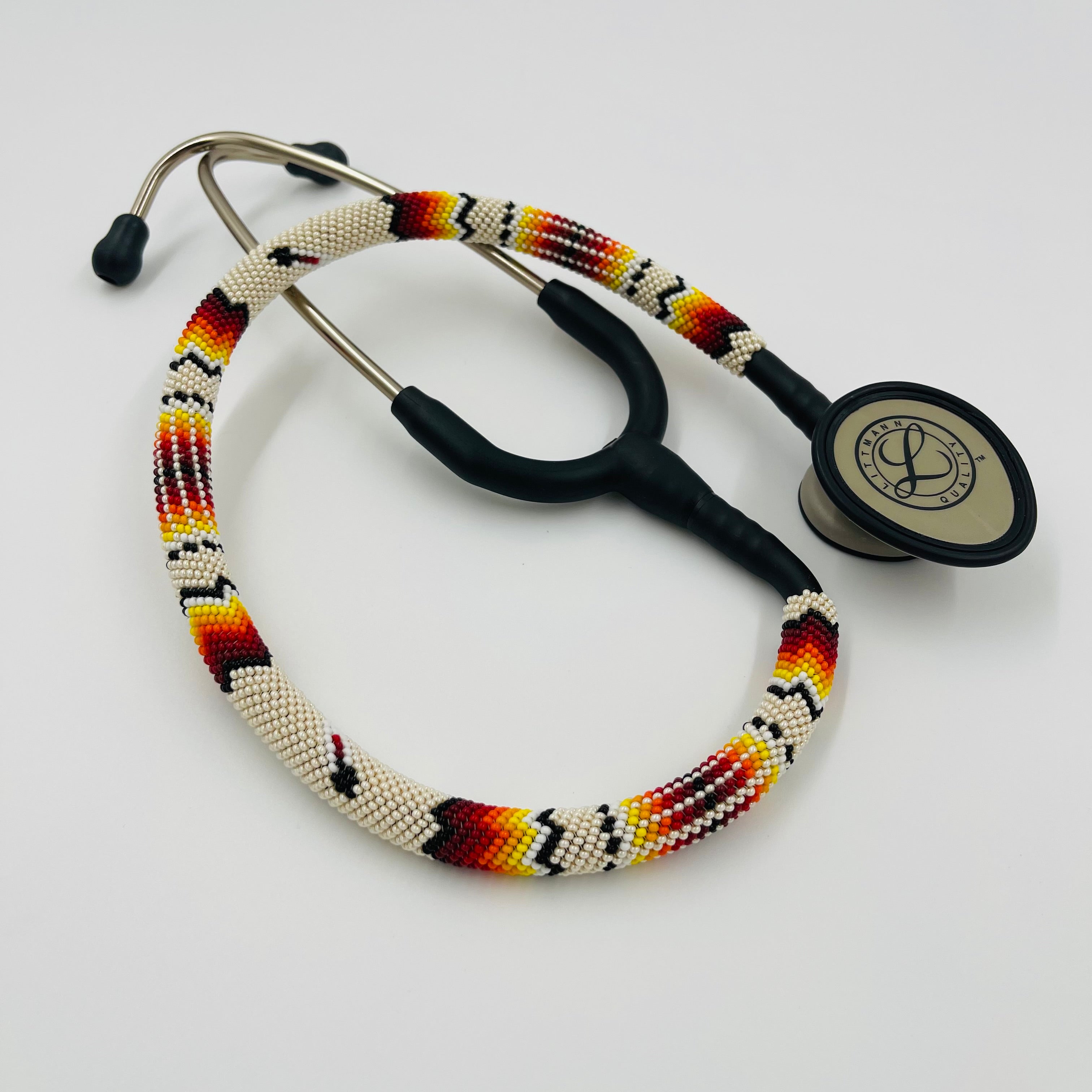 Beaded Stethoscope Littmann LW Cream
