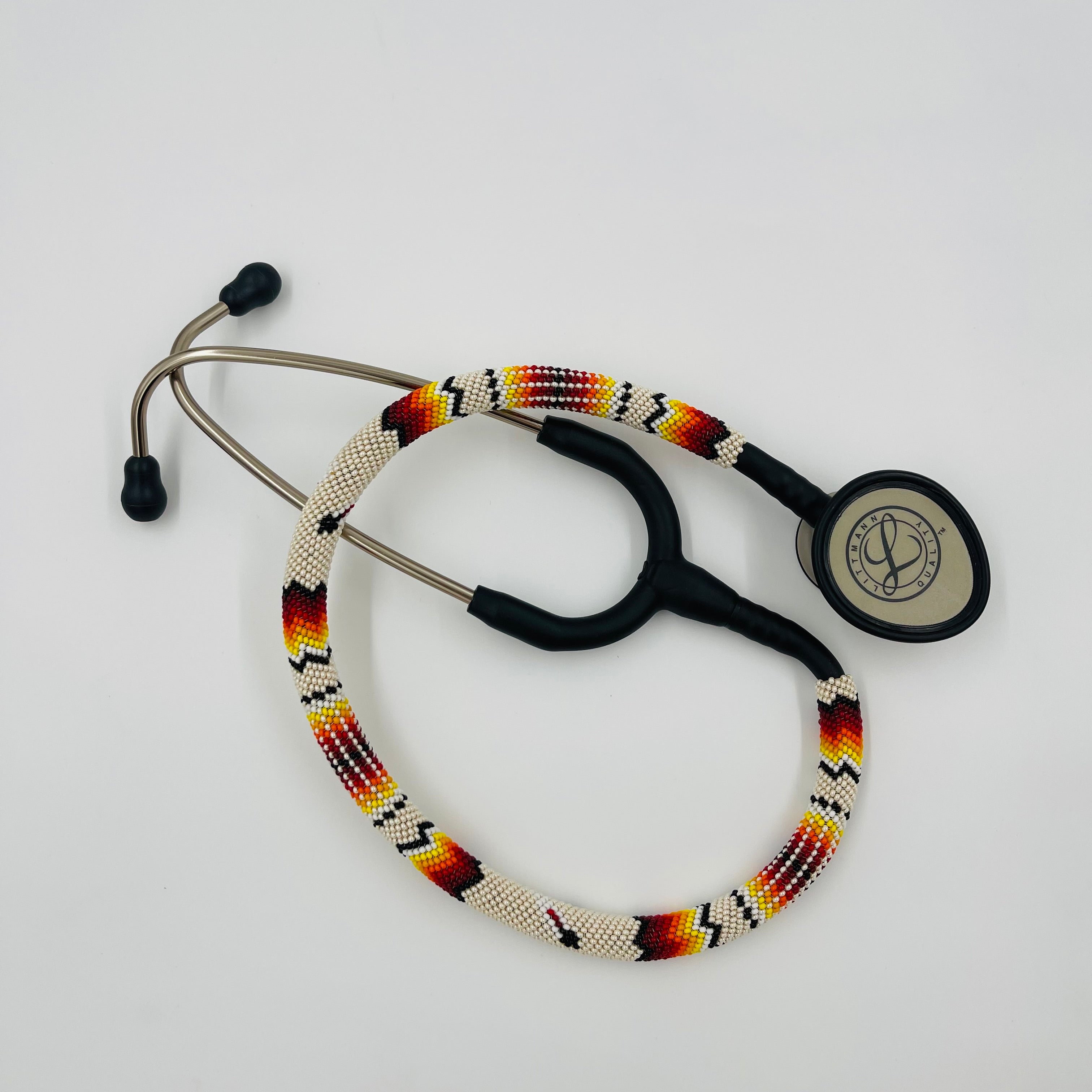Beaded Stethoscope Littmann LW Cream