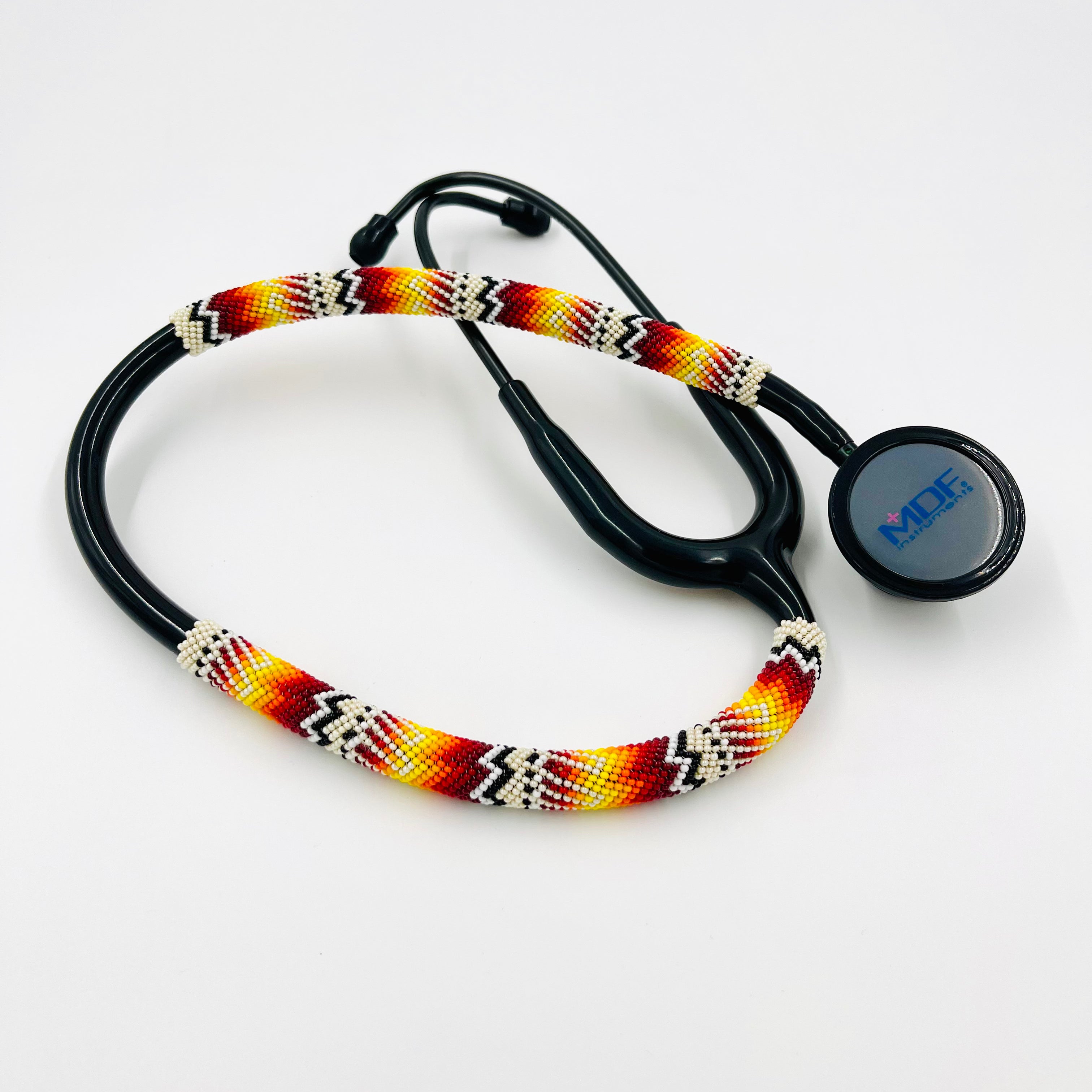 Beaded Stethoscope MDF Cream