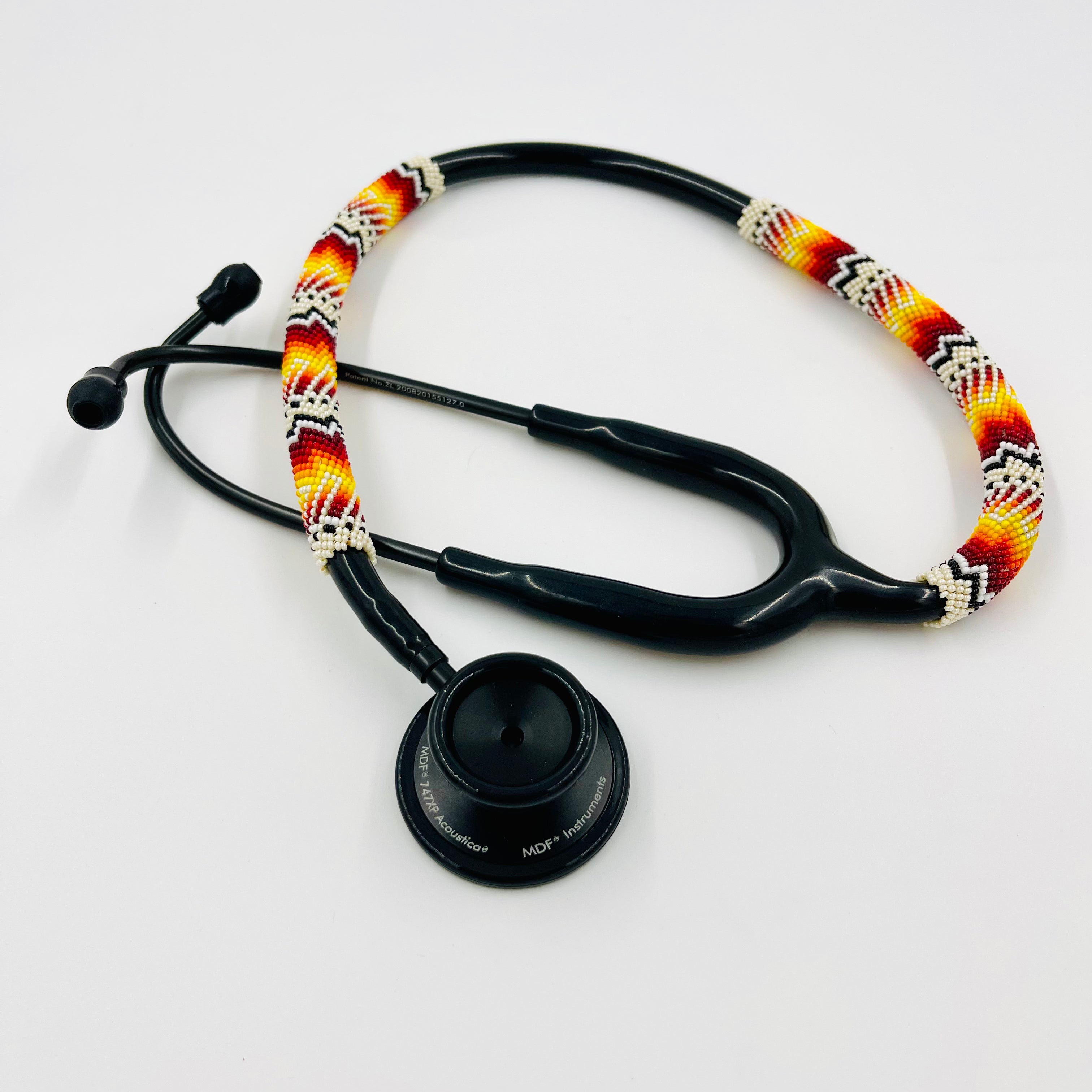 Beaded Stethoscope MDF Cream