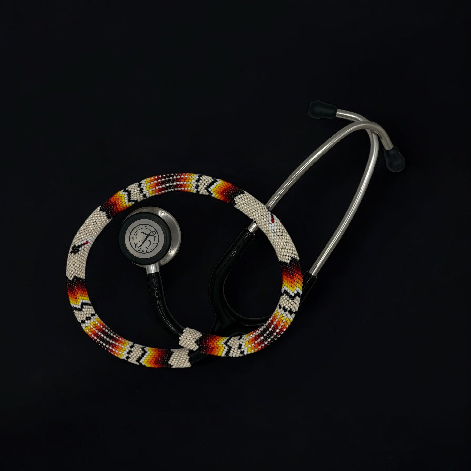 Beaded Stethoscope Littmann Classic III Cream