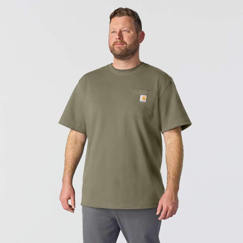 Carhartt K87 Workwear Pocket T-Shirt - Dusty Olive