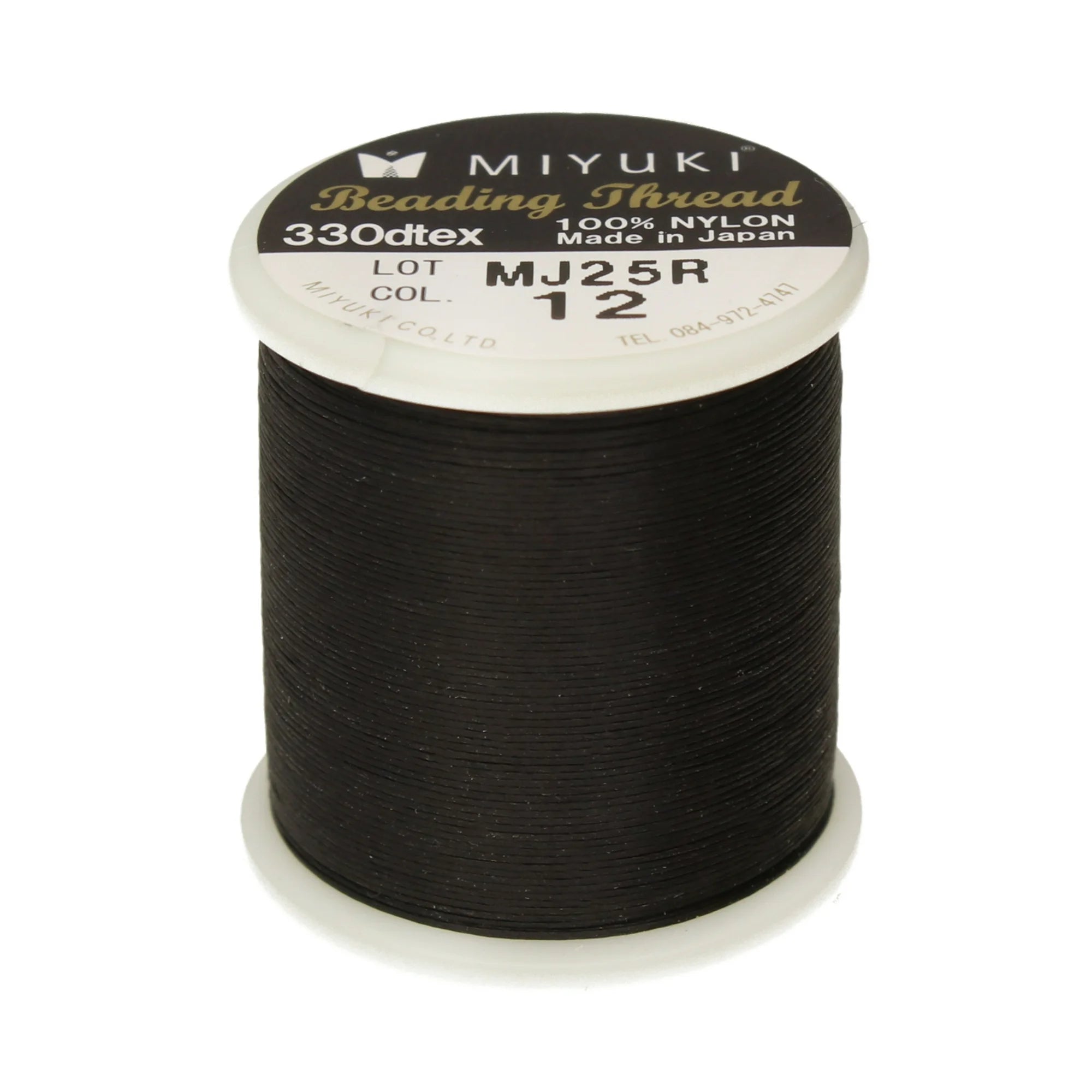 Miyuki Beading Thread – Black | 55 Yard Spool