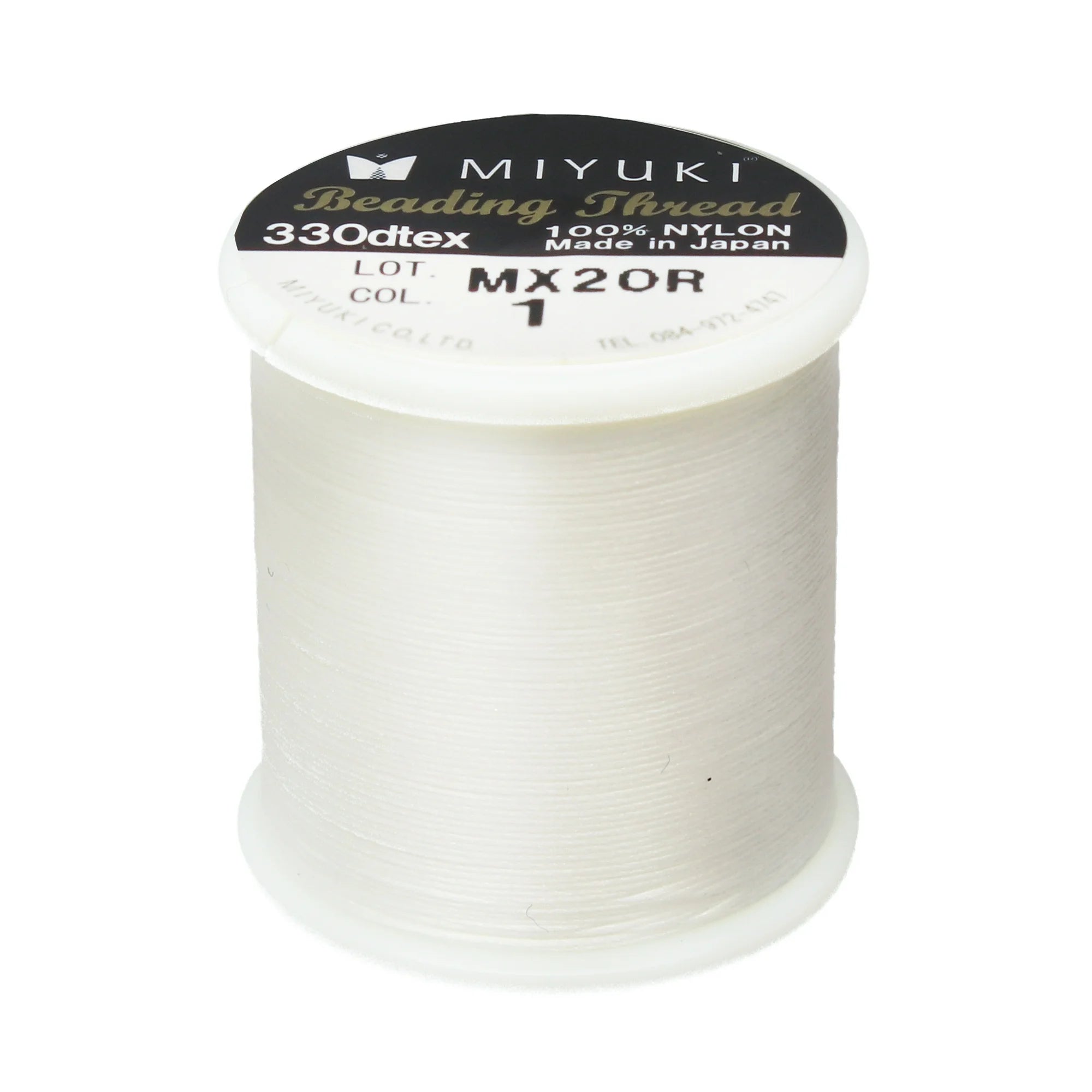 Miyuki Beading Thread – White | 55 Yard Spool