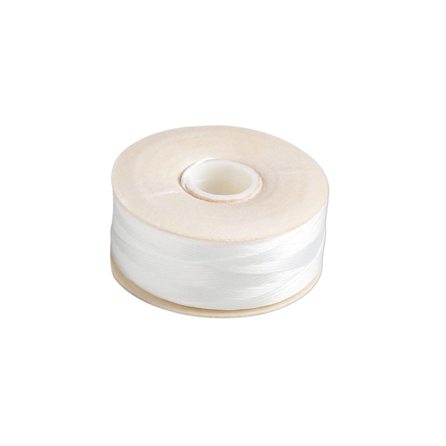 Nymo Beading Thread Size D – White | 64 Yard Bobbin