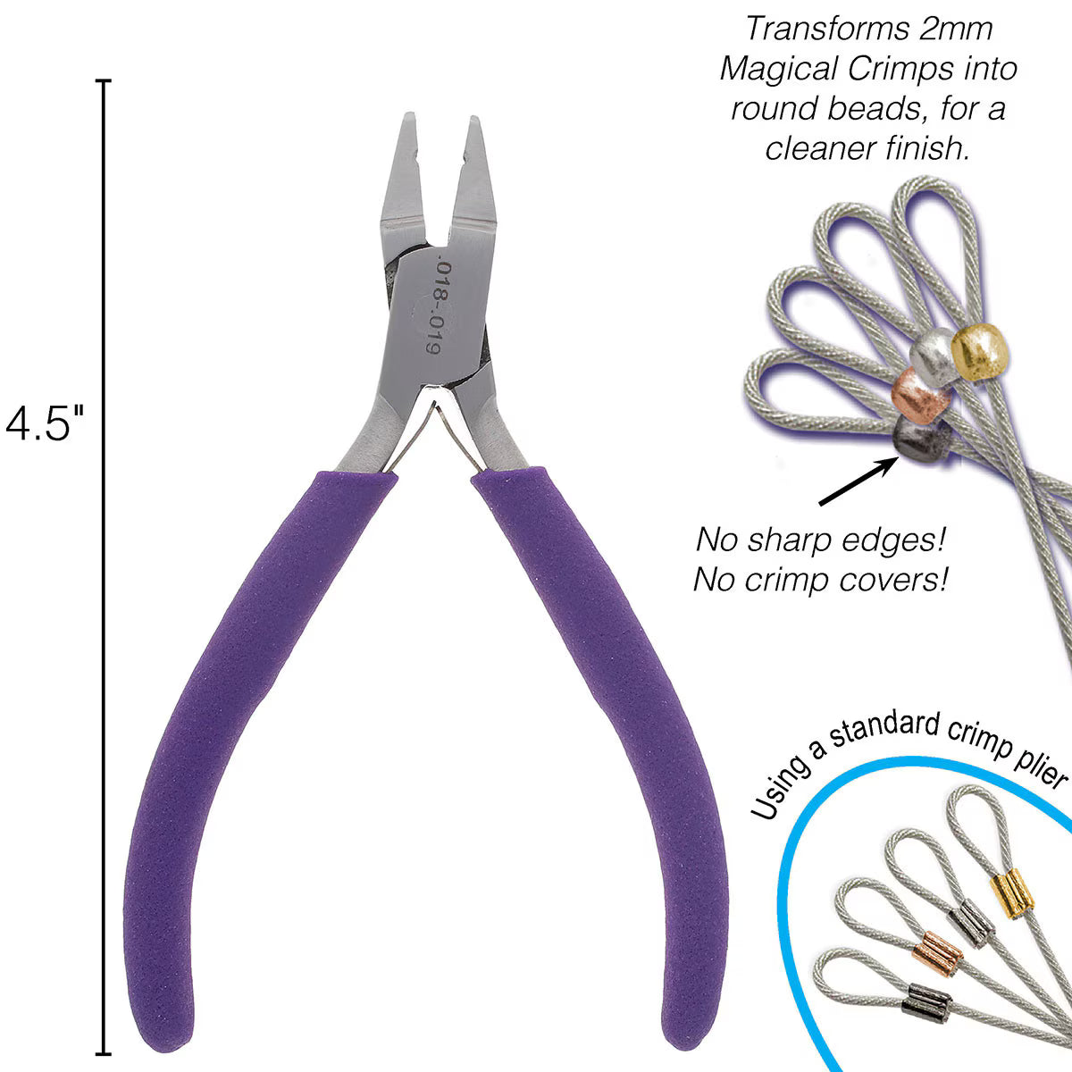 Magical Crimper Pliers – .018” / .019” / .024” | Beading Wire Crimping Tool