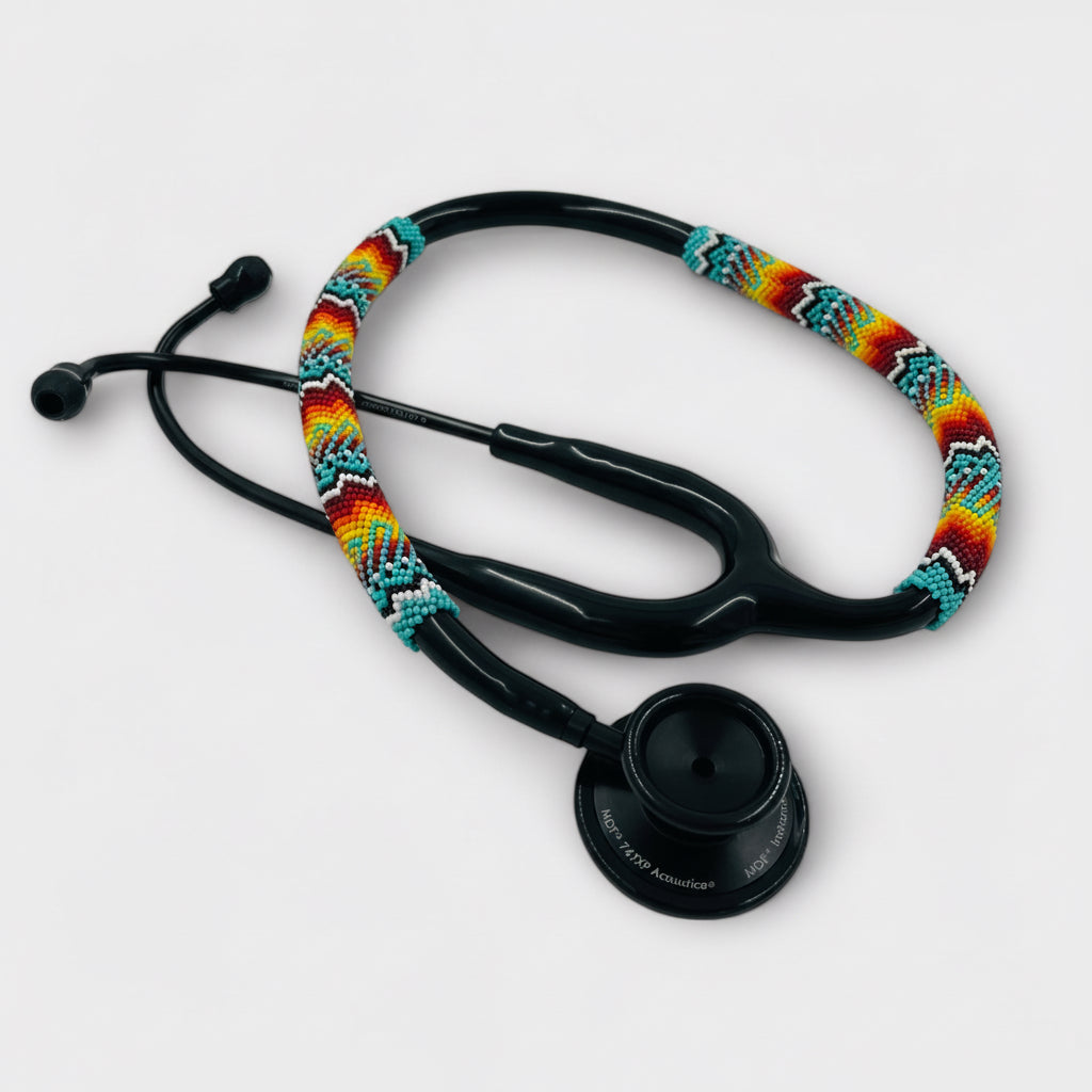 Beaded Stethoscope MDF Turquoise