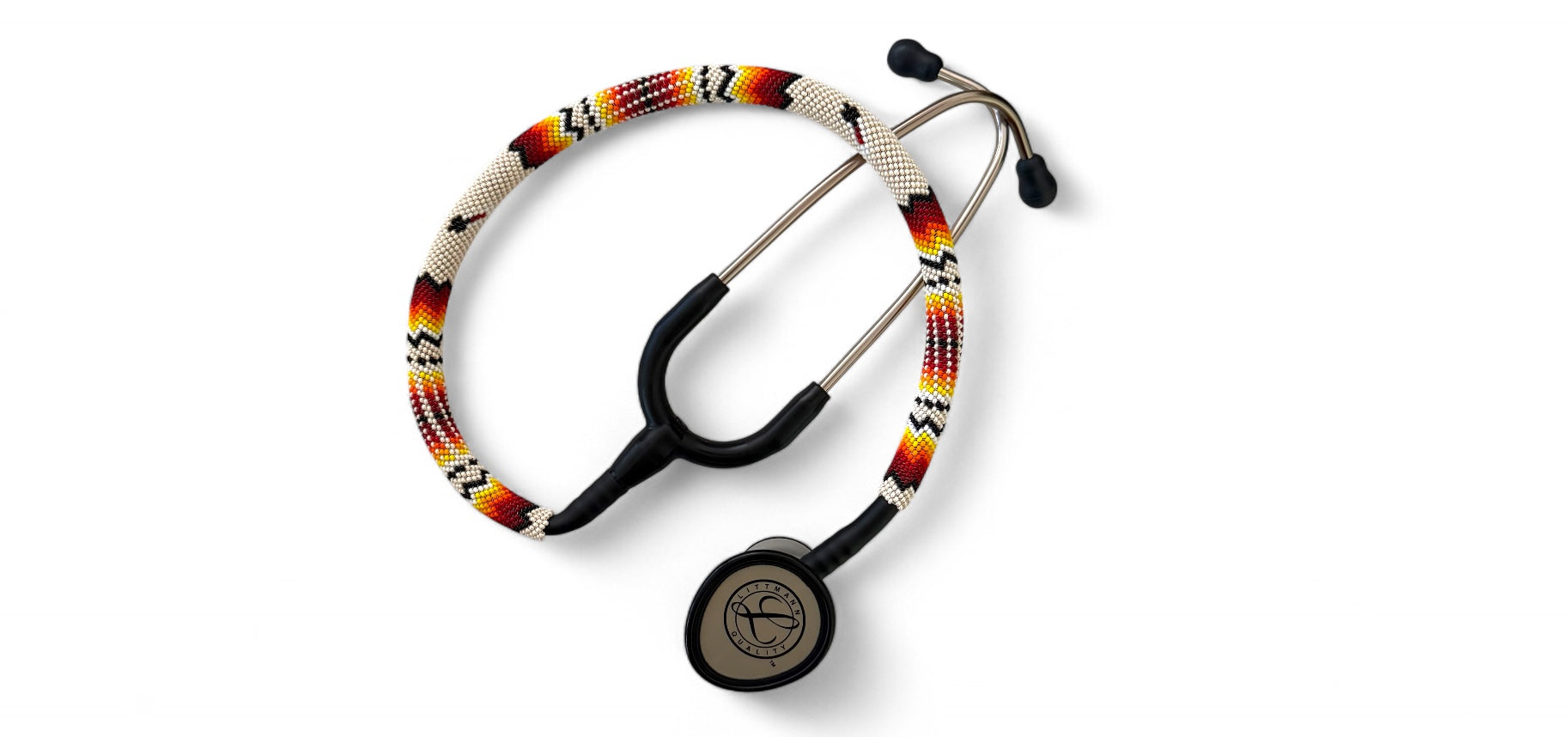 Beaded Stethoscope Littmann LW Cream