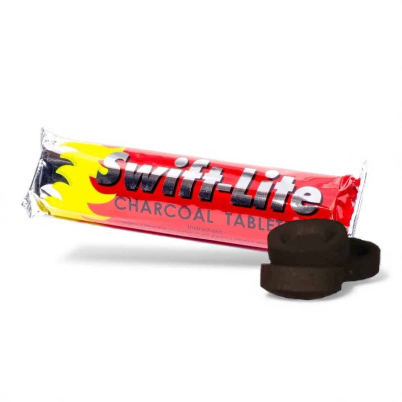 Swift Lite Charcoal Tablets – 33mm (Roll of 10)