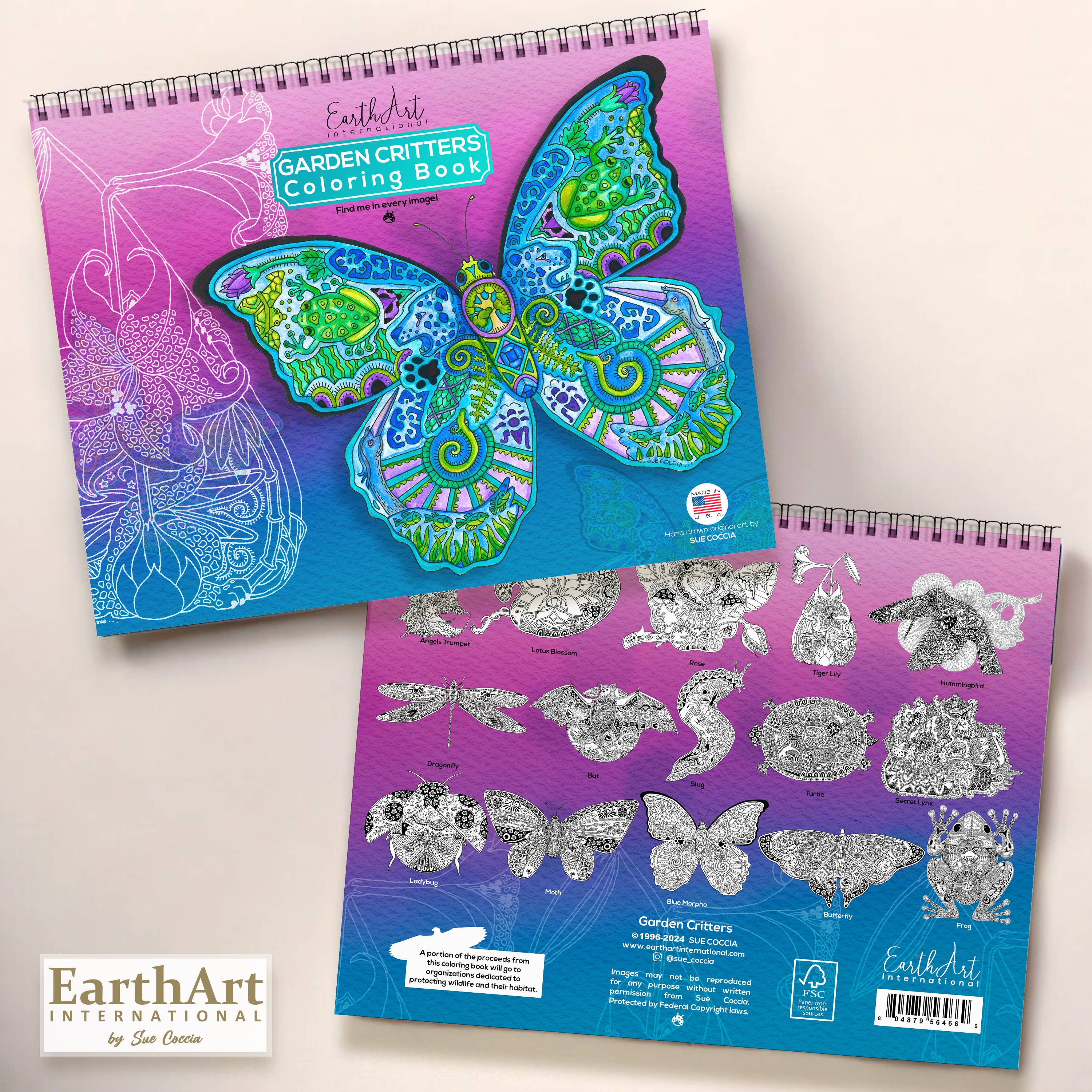 Garden Critters Coloring Book