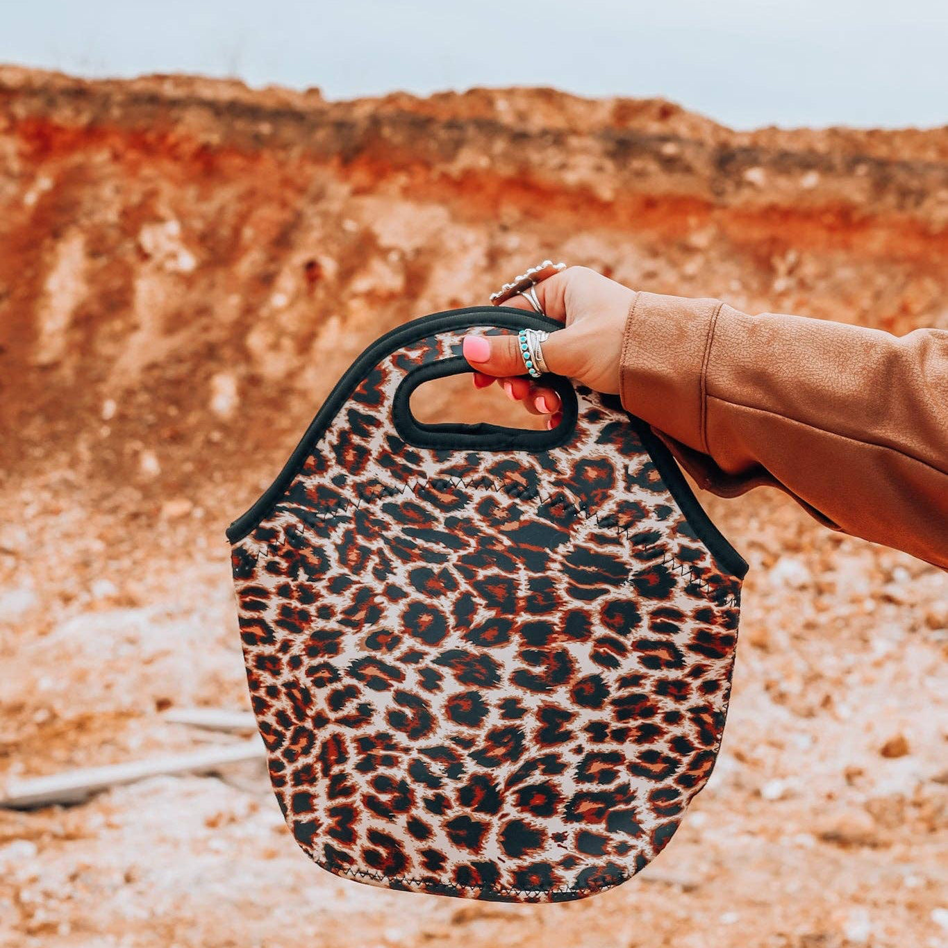 Leopard Lunch Tote