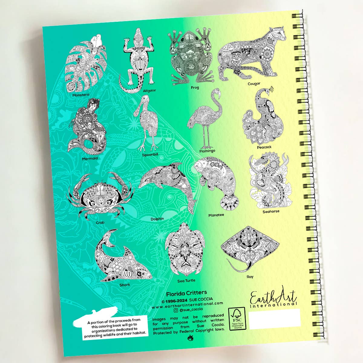 Florida Critters Coloring Book