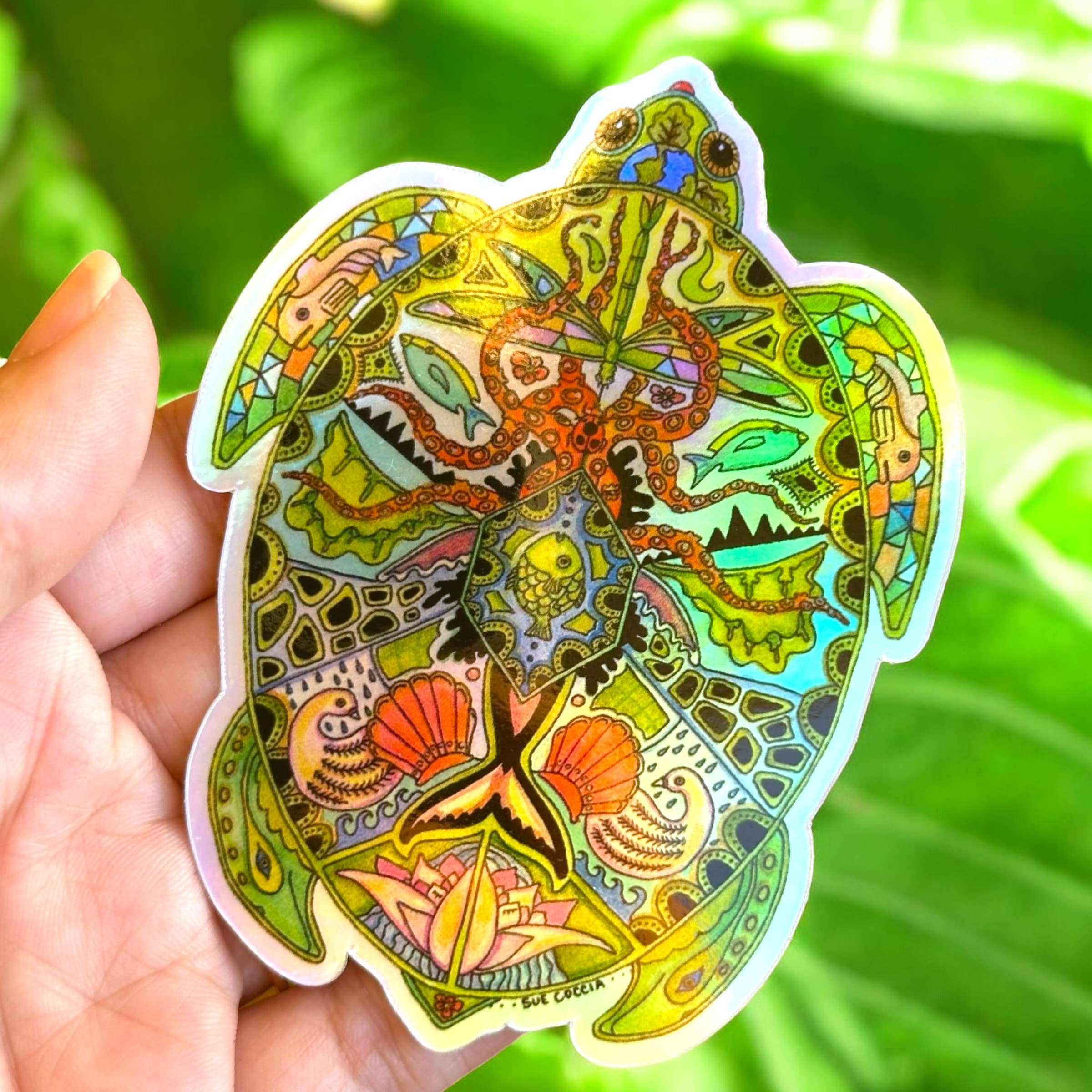 Sea Turtle Sticker HOLOGRAPHIC