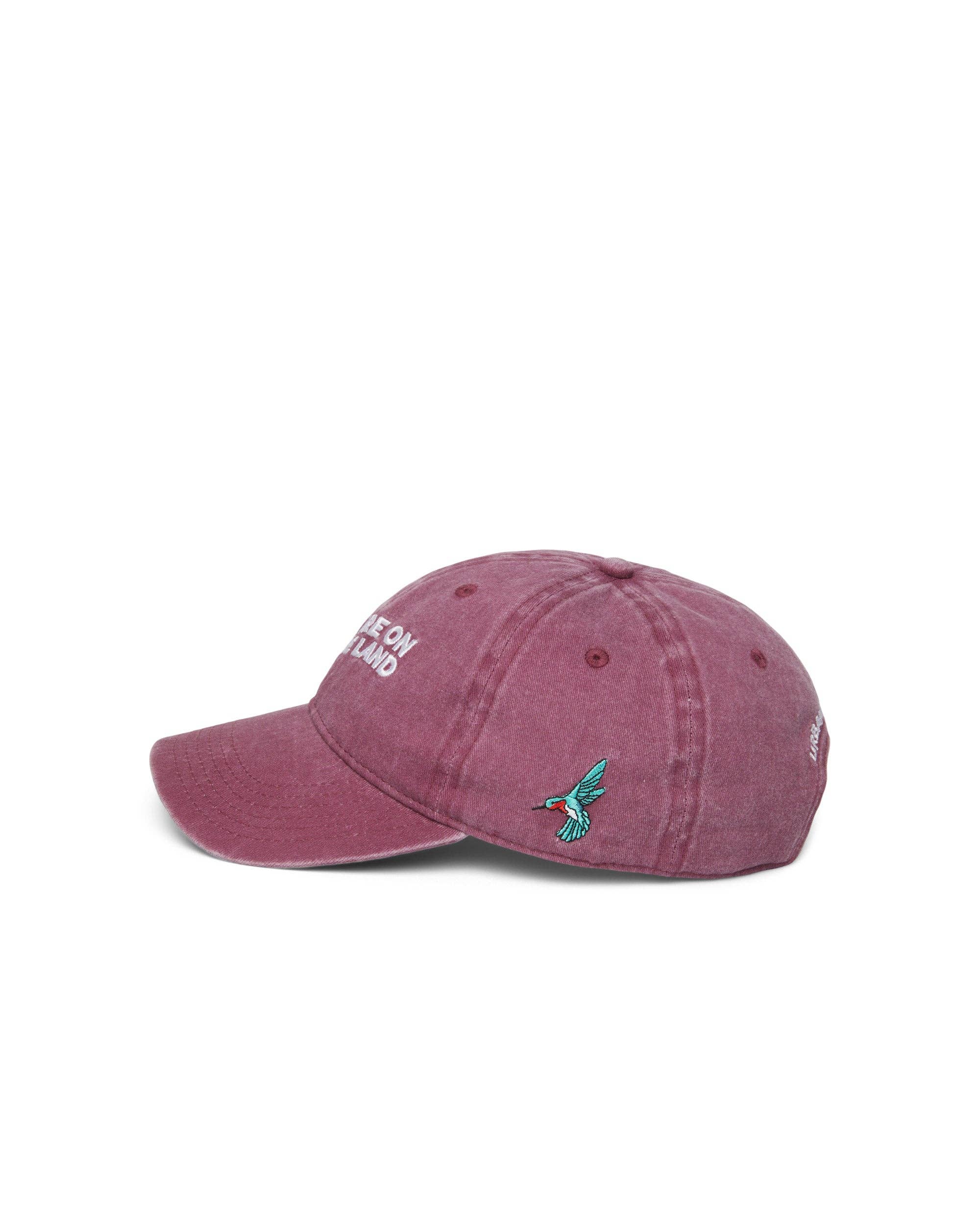 'YOU ARE ON NATIVE LAND DAD CAP - MAROON