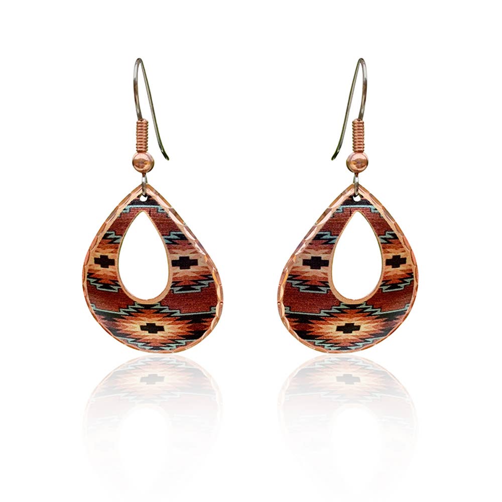 Teardrop SW Native Earrings