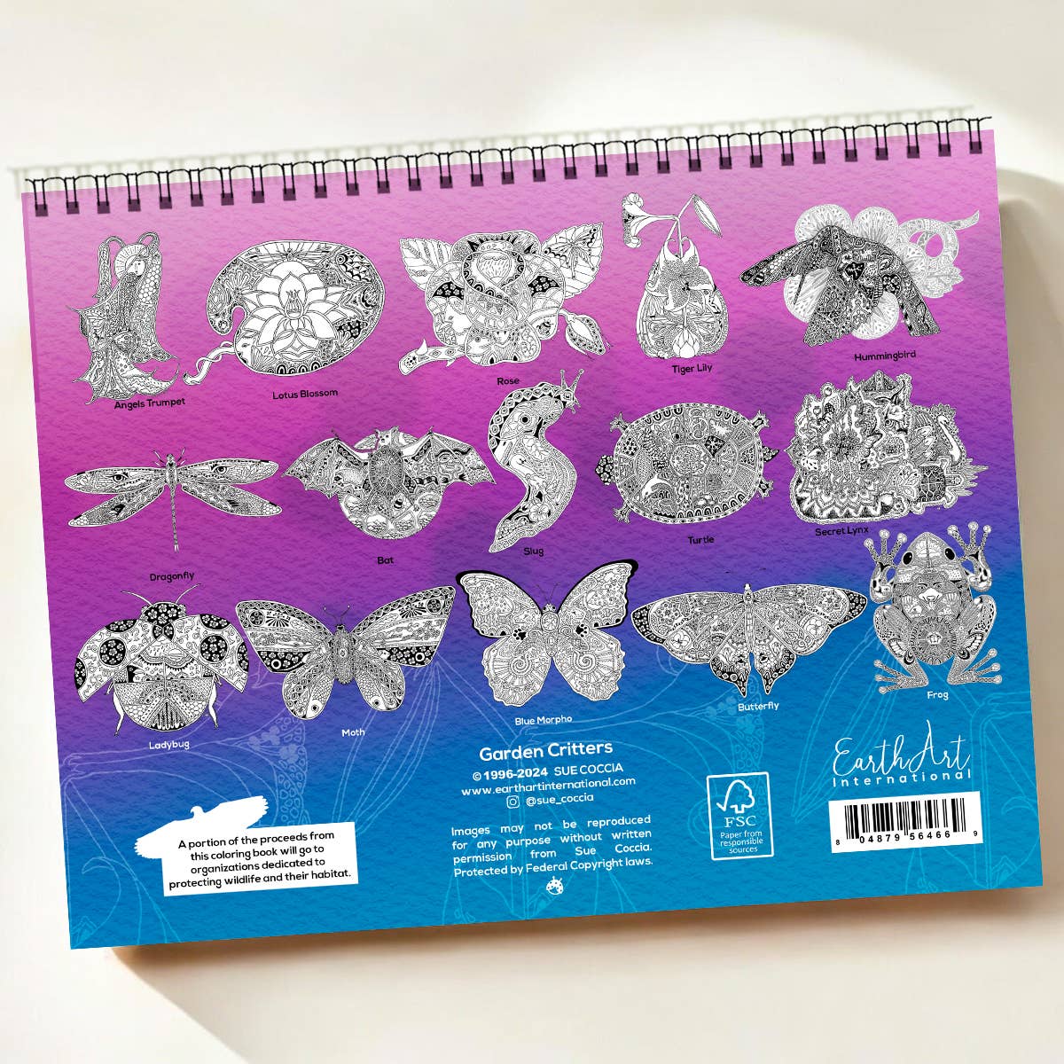Garden Critters Coloring Book