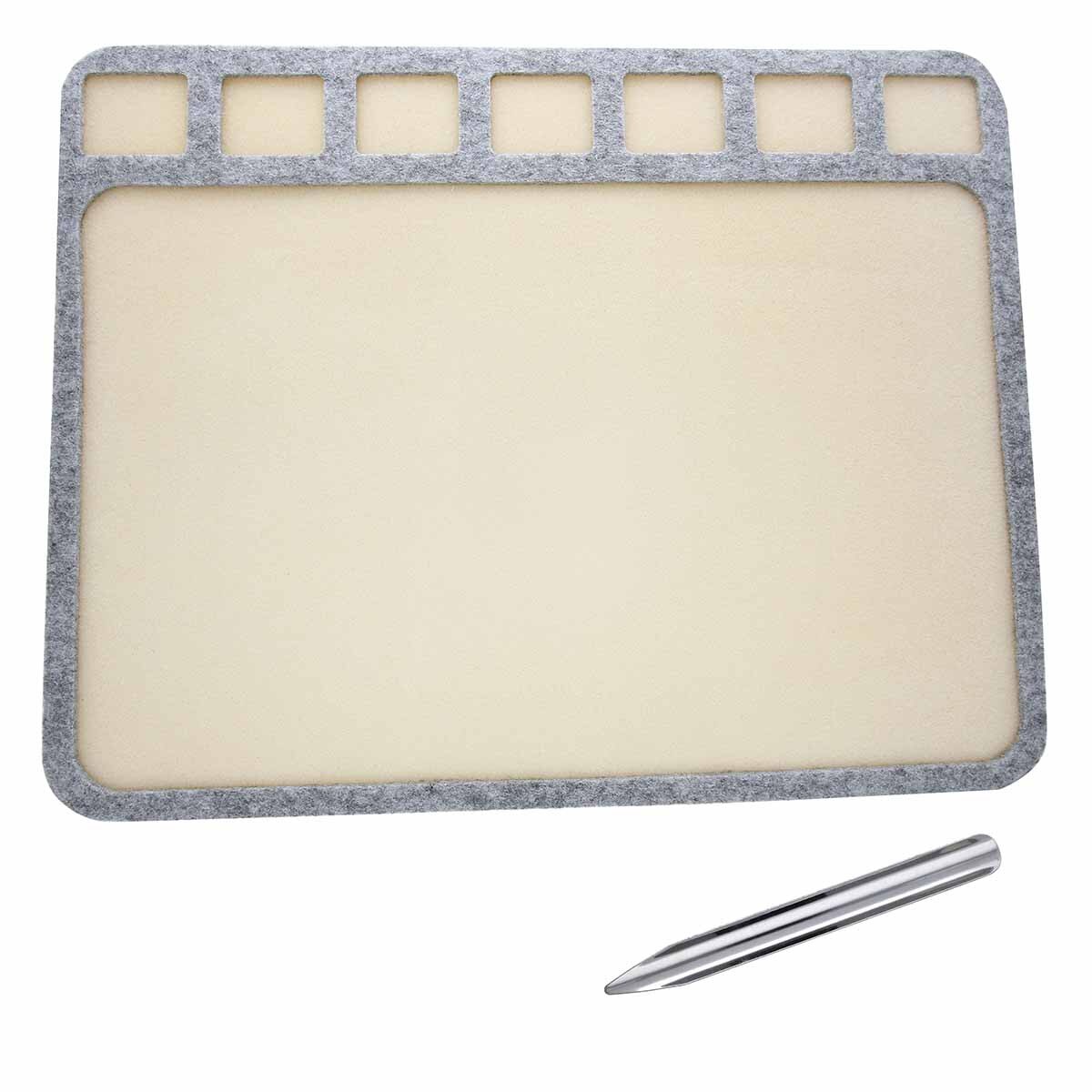 Seed Bead Mat 11x14 in w/ 7 Cavities