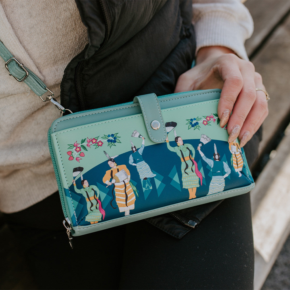 Smartphone Crossbody Bag – Jingle Dress Dancers
