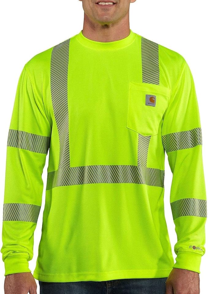 Carhartt 100496 - HV Force Relaxed LS Class 3 T-Shirt