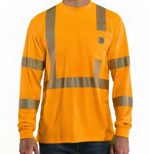Carhartt 100496 - HV Force Relaxed LS Class 3 T-Shirt