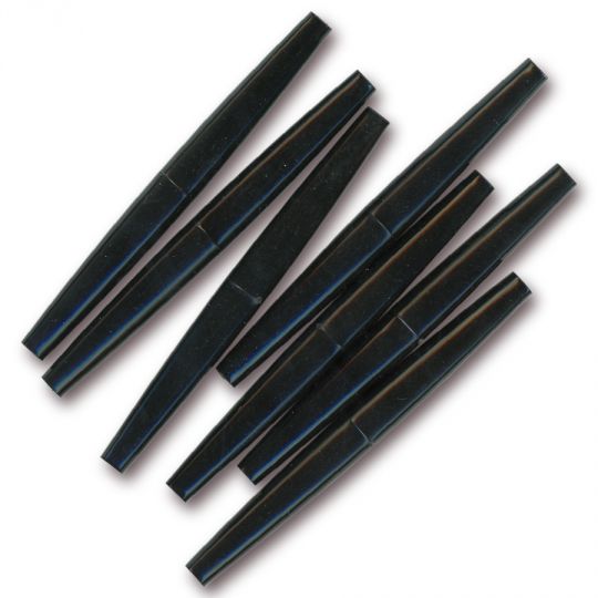 Acrylic Hairpipe – Black 4” (50 ct)