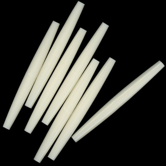 Acrylic Hairpipe – Ivory 4” (50 ct)