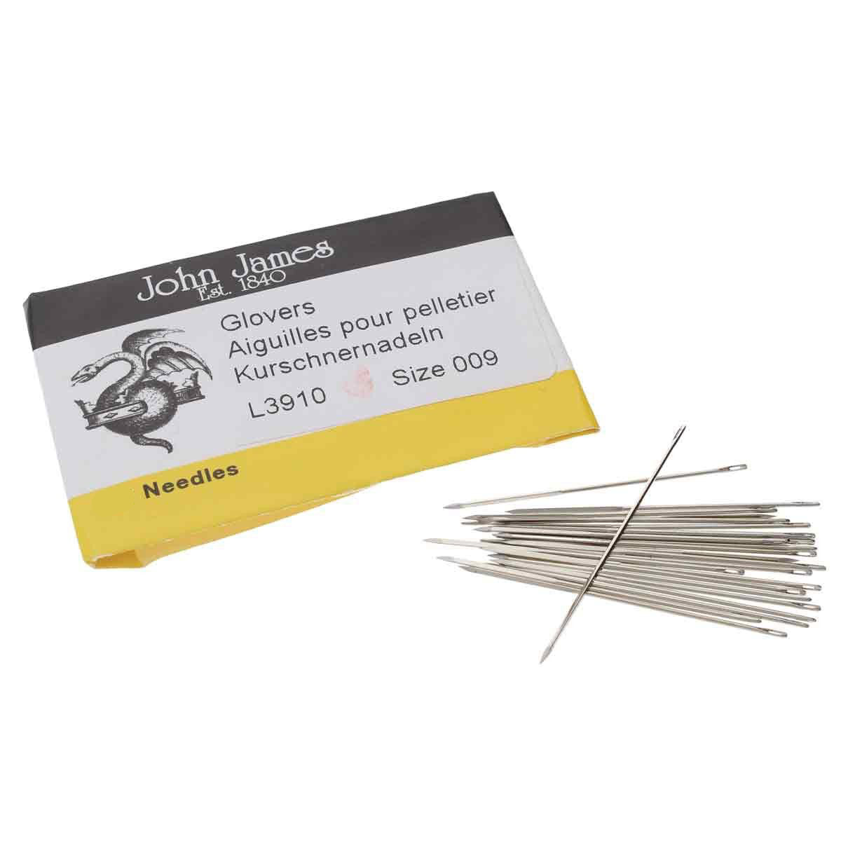 John James Glovers Needles – Size 9 | 5 Count