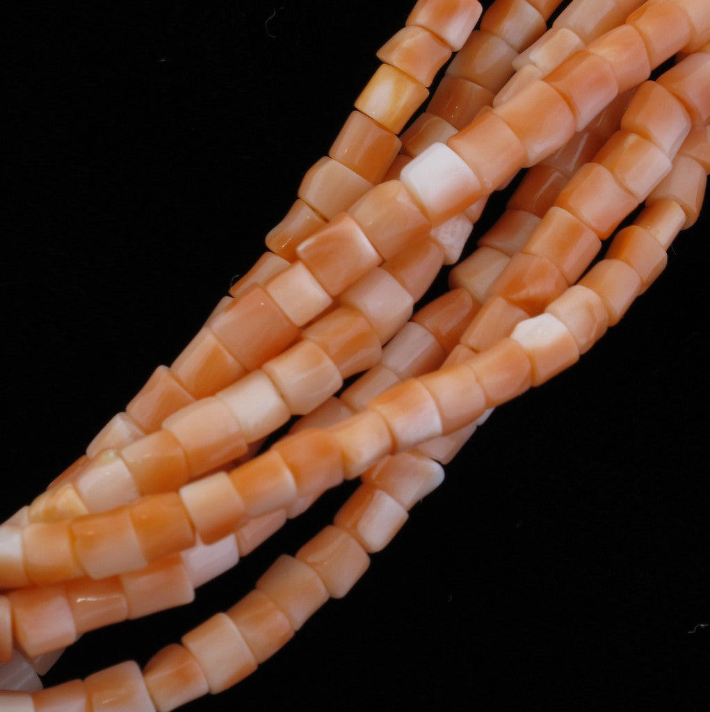 Pink Coral Cross Necklace